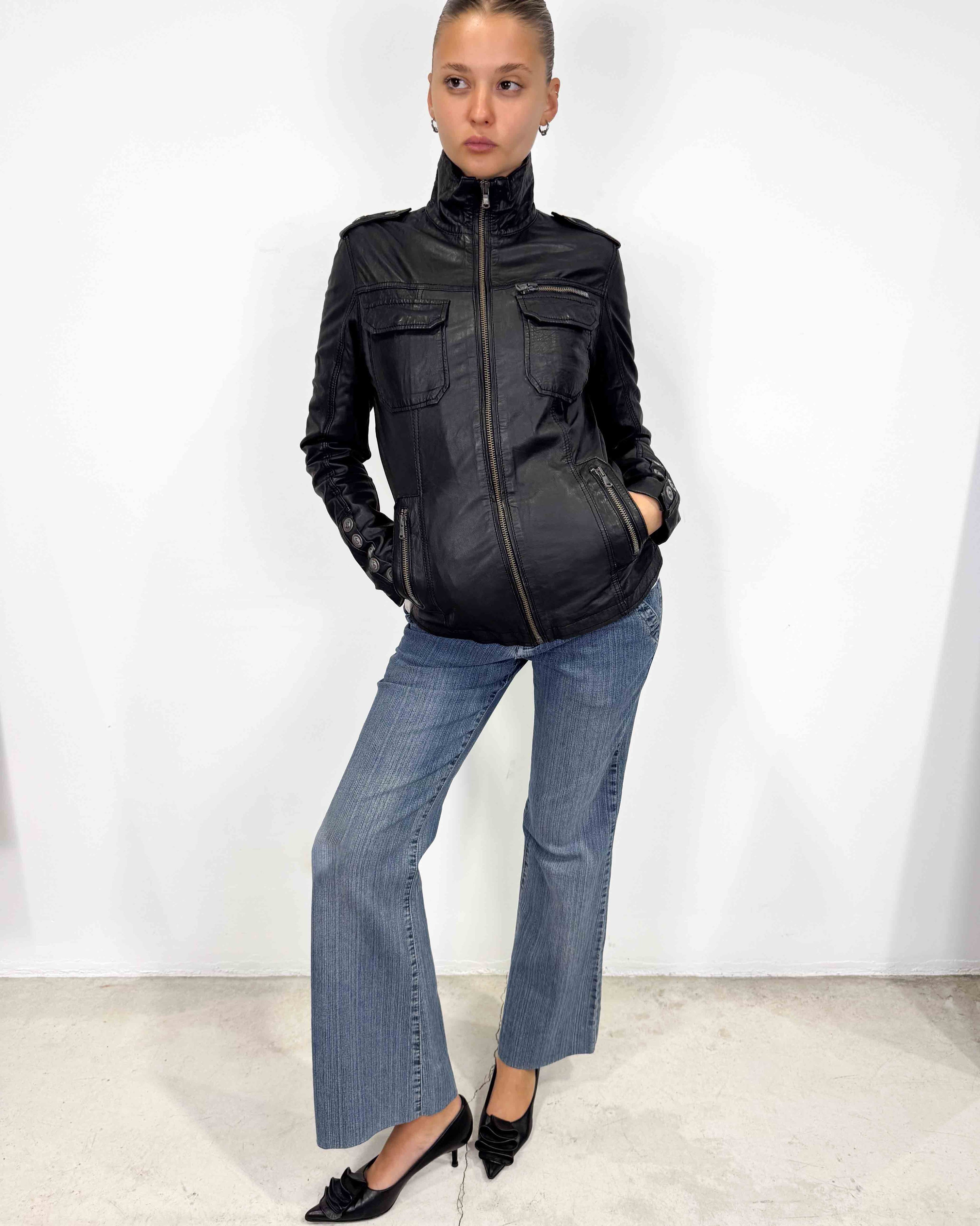 The myriam leather jacket