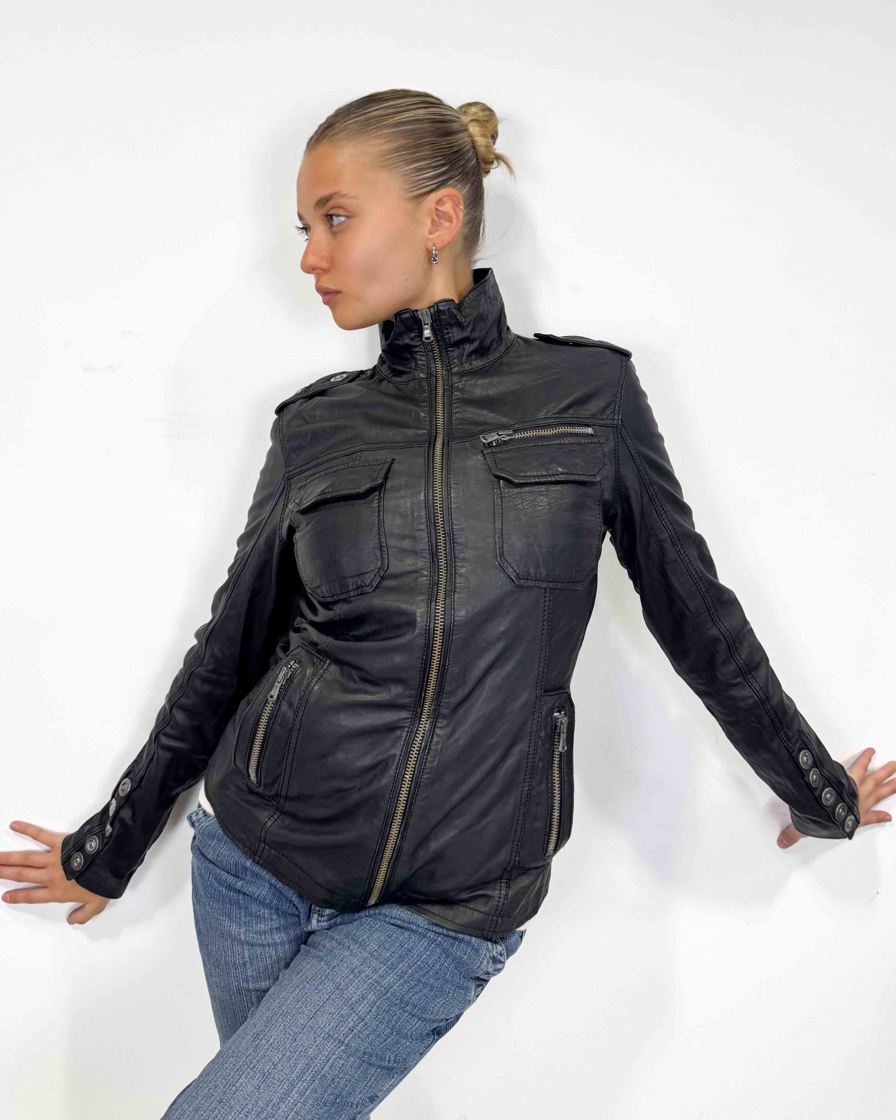 The myriam leather jacket
