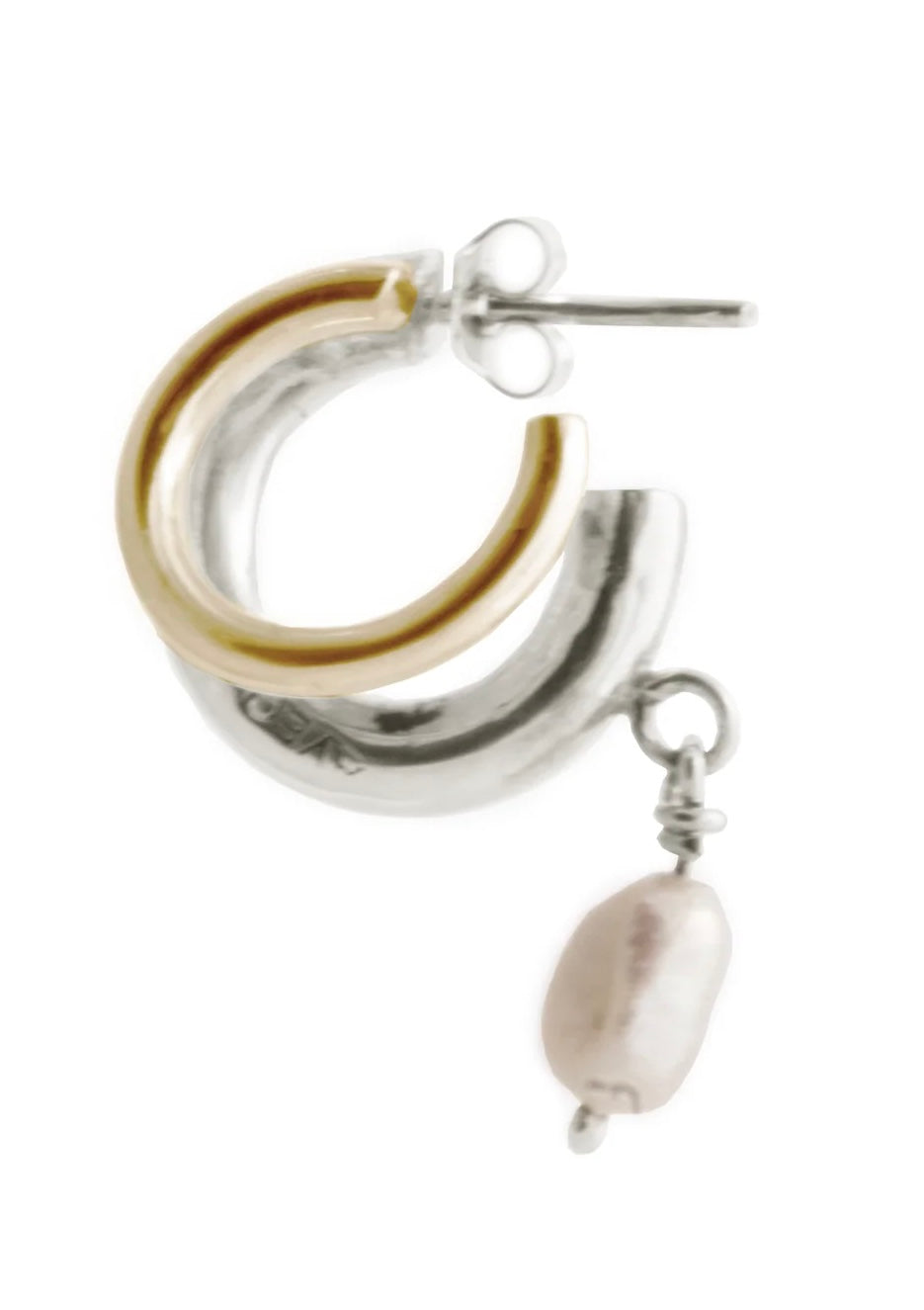 Charlotte double earring & pearl