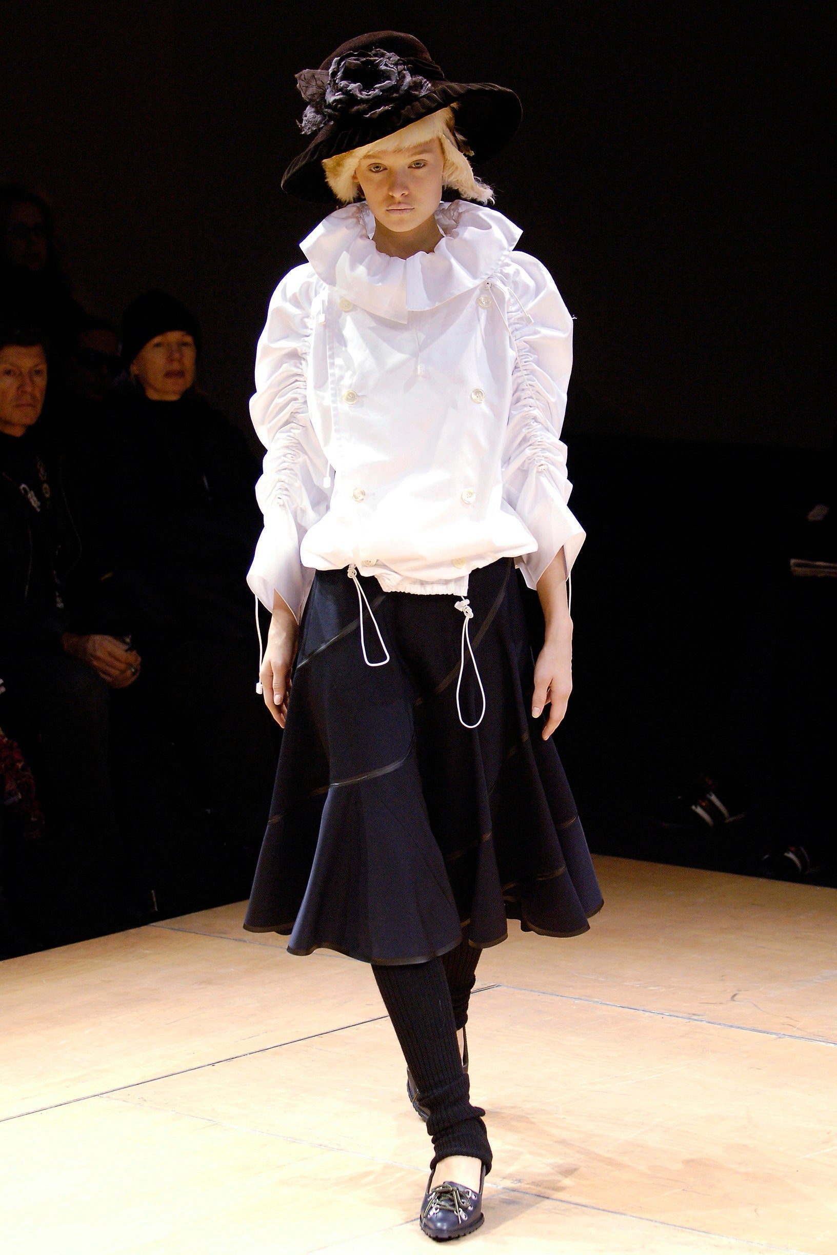 Junya watanabe a/w 2005 skirt with black inserts