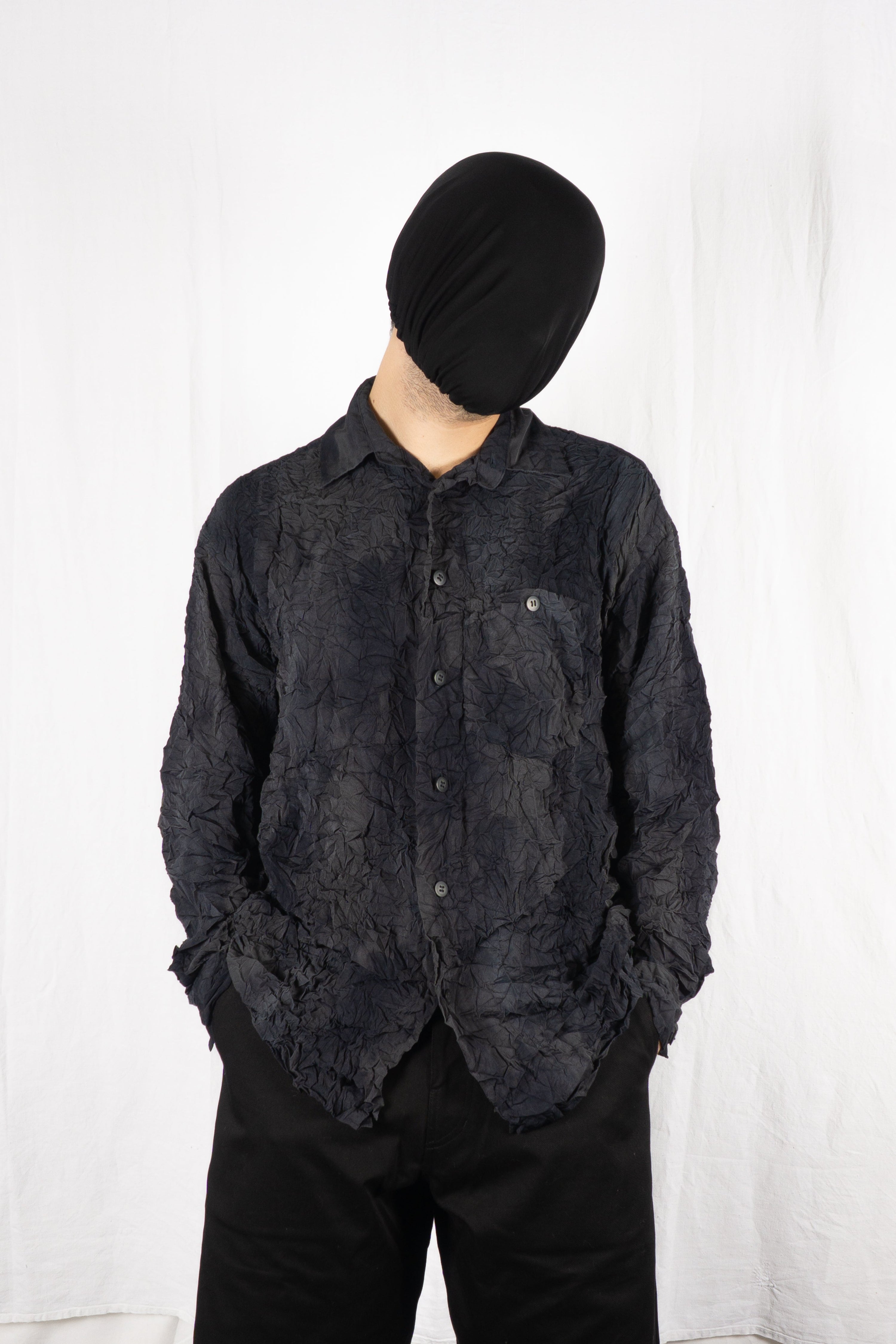 Issey miyake a/w 1993 crinkle shirt