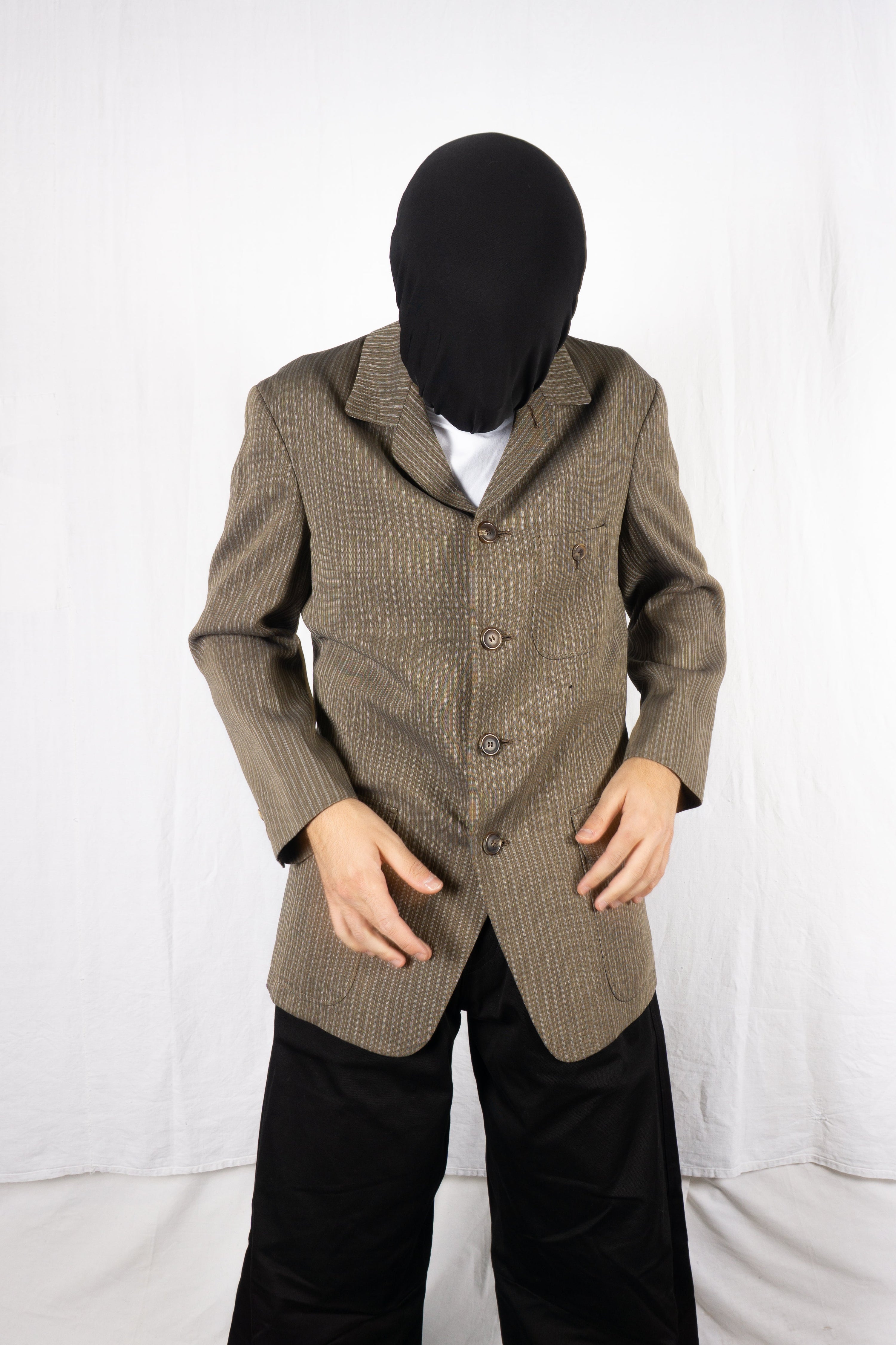 Issey miyake men a/w 1996 pinstripe jacket