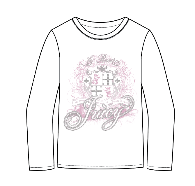 Juicy x racer studded long sleeve
