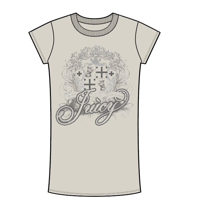Juicy x racer studded tee