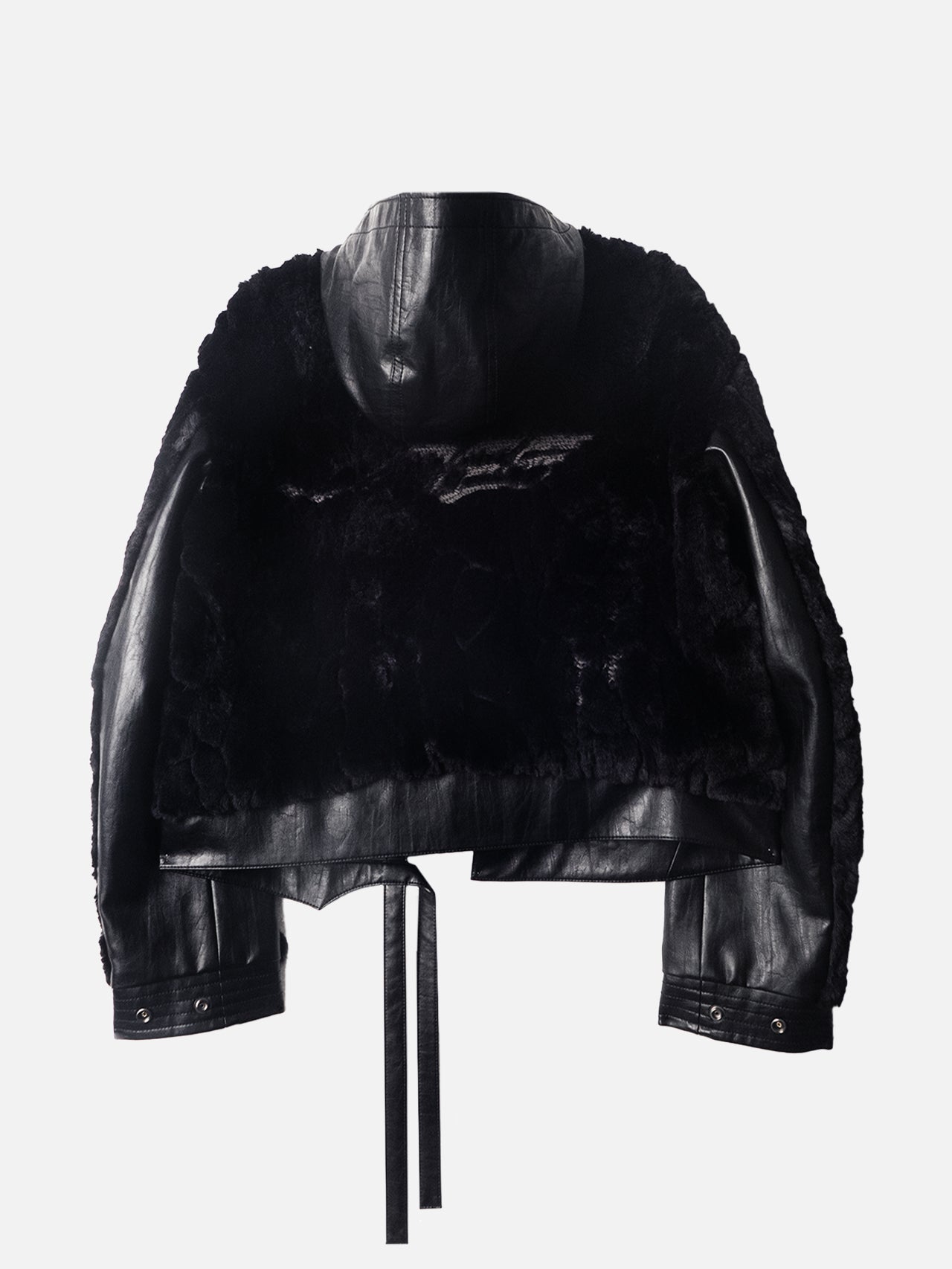 Swamp faux leather jacket