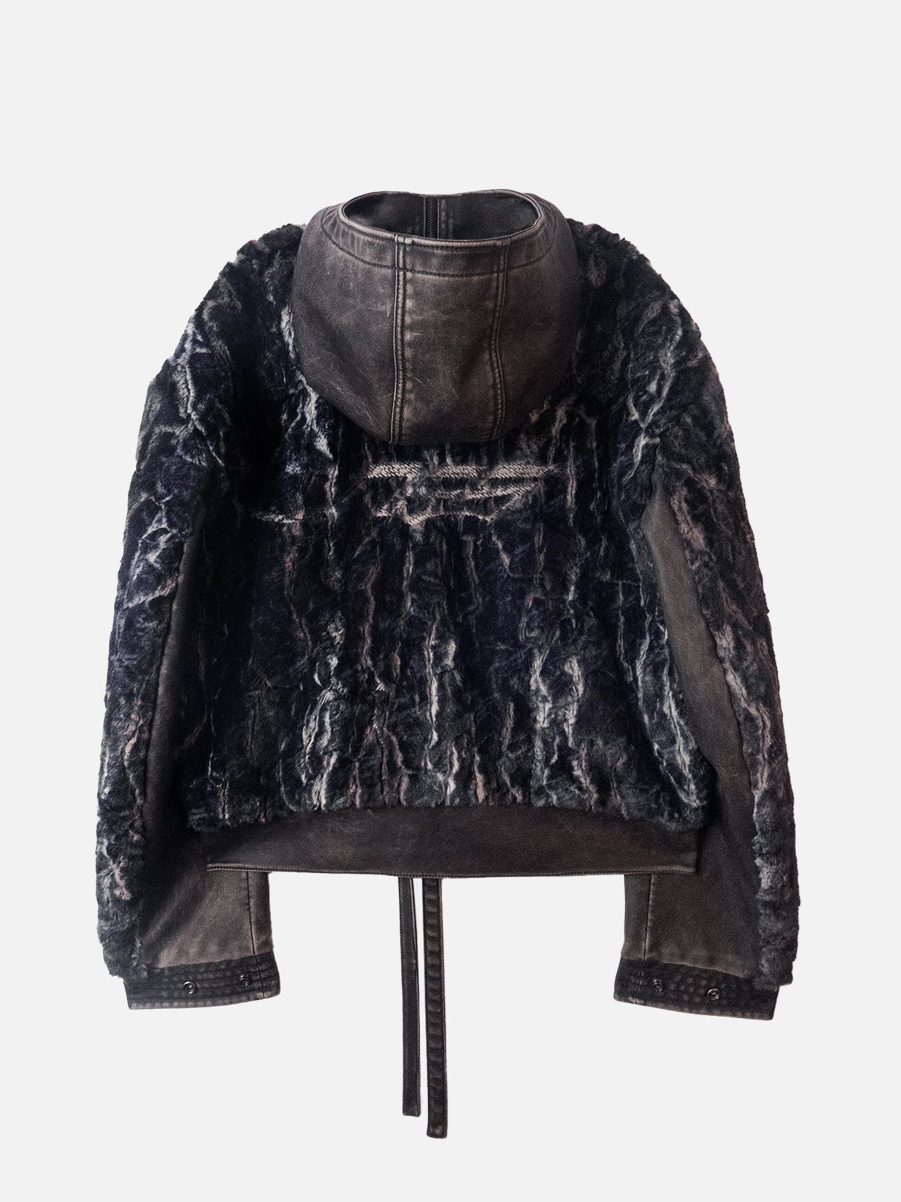 Swamp faux leather jacket