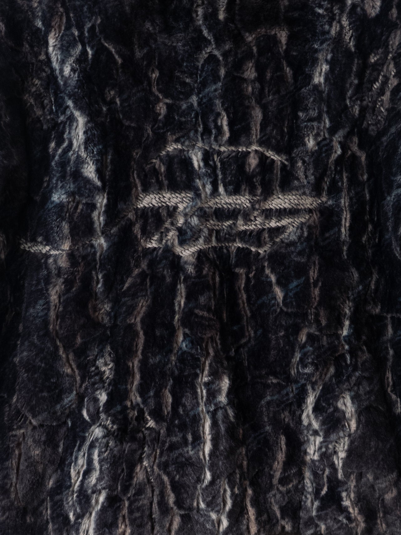 Swamp faux leather jacket
