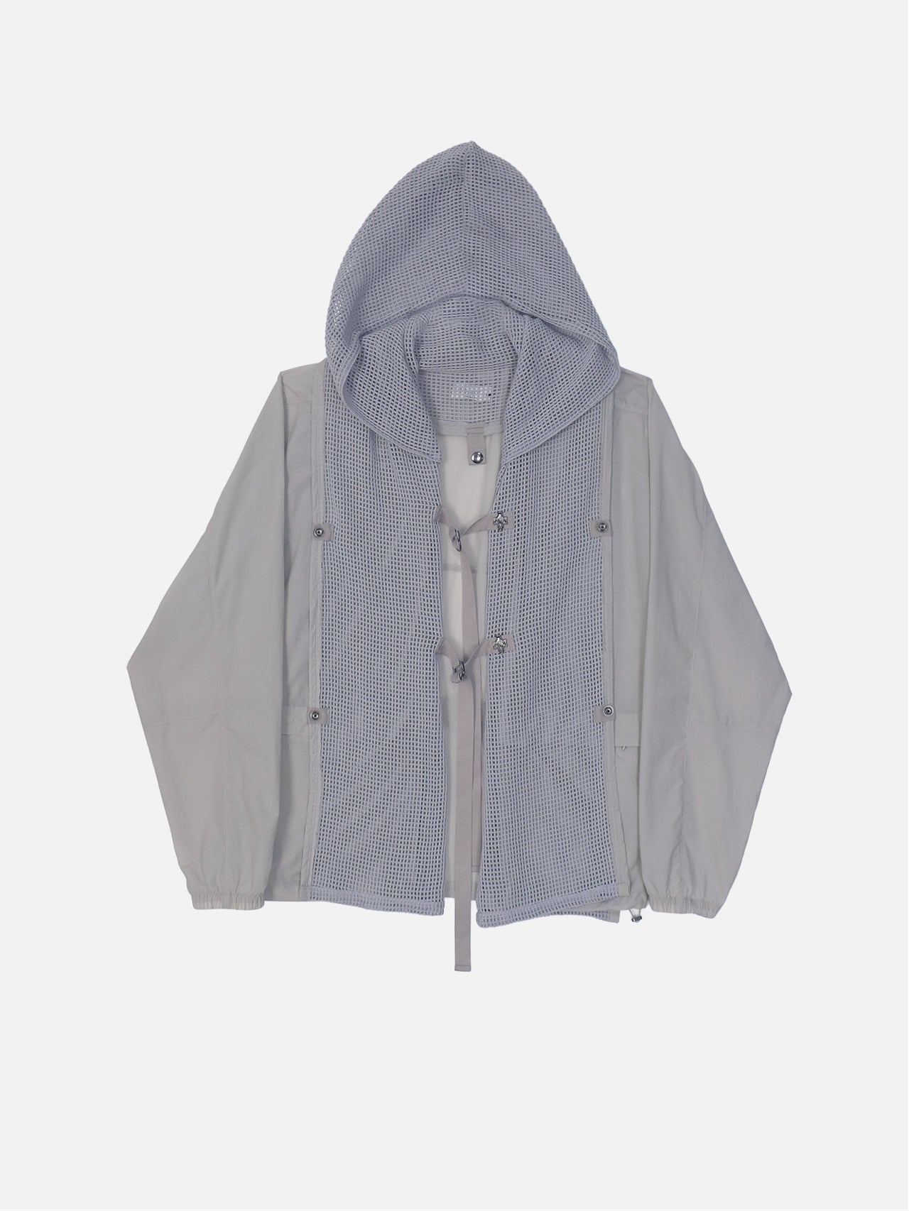 Convertible hooded windbreaker