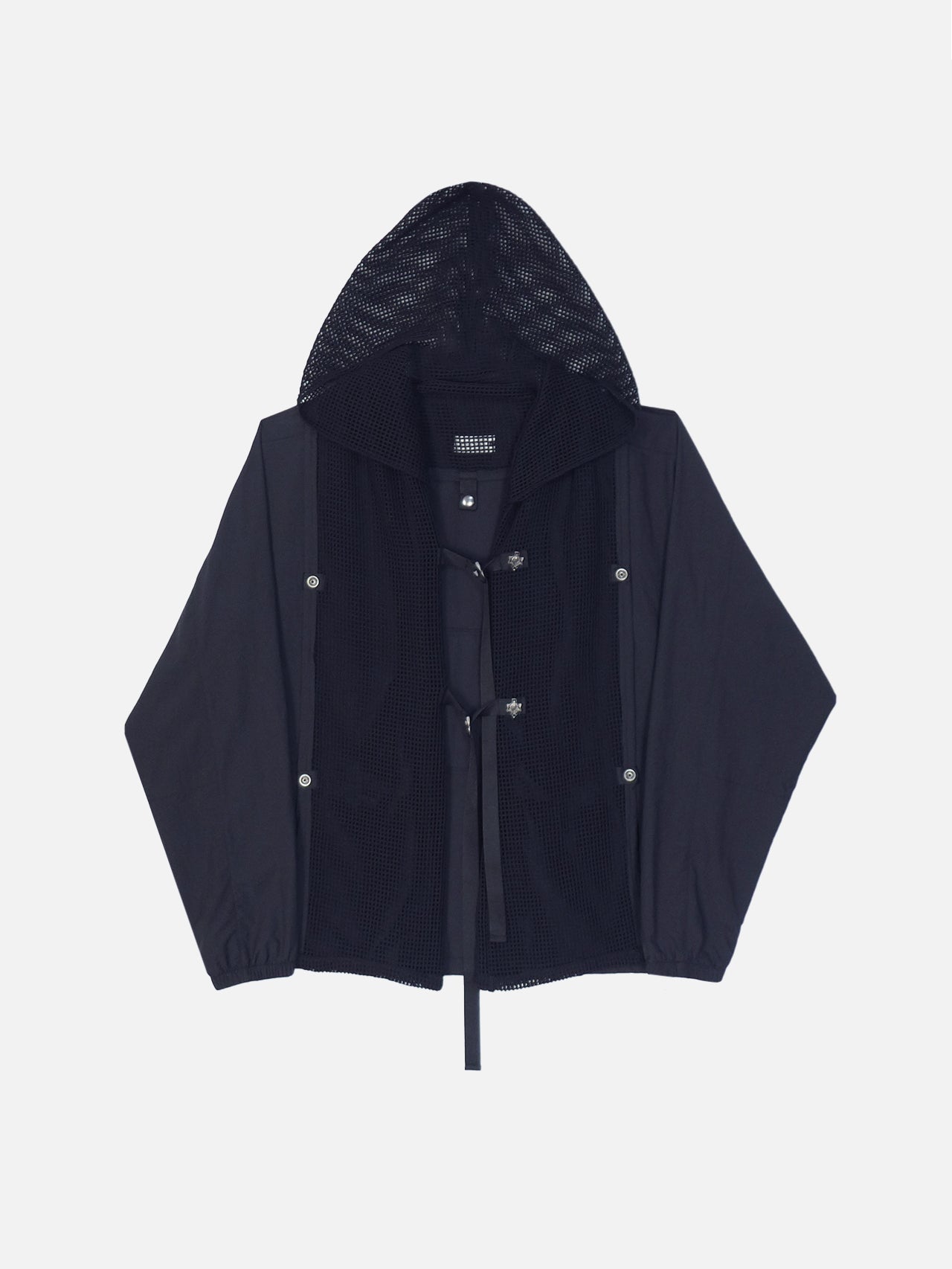 Convertible hooded windbreaker