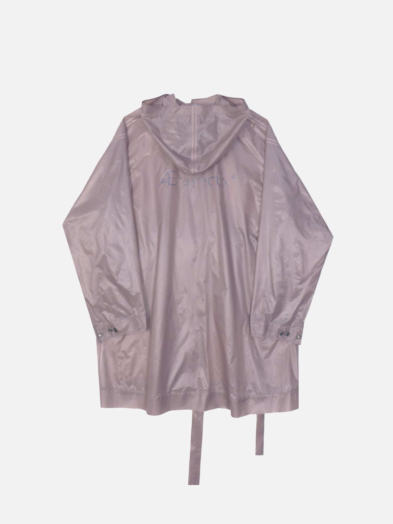 Logo rain coat