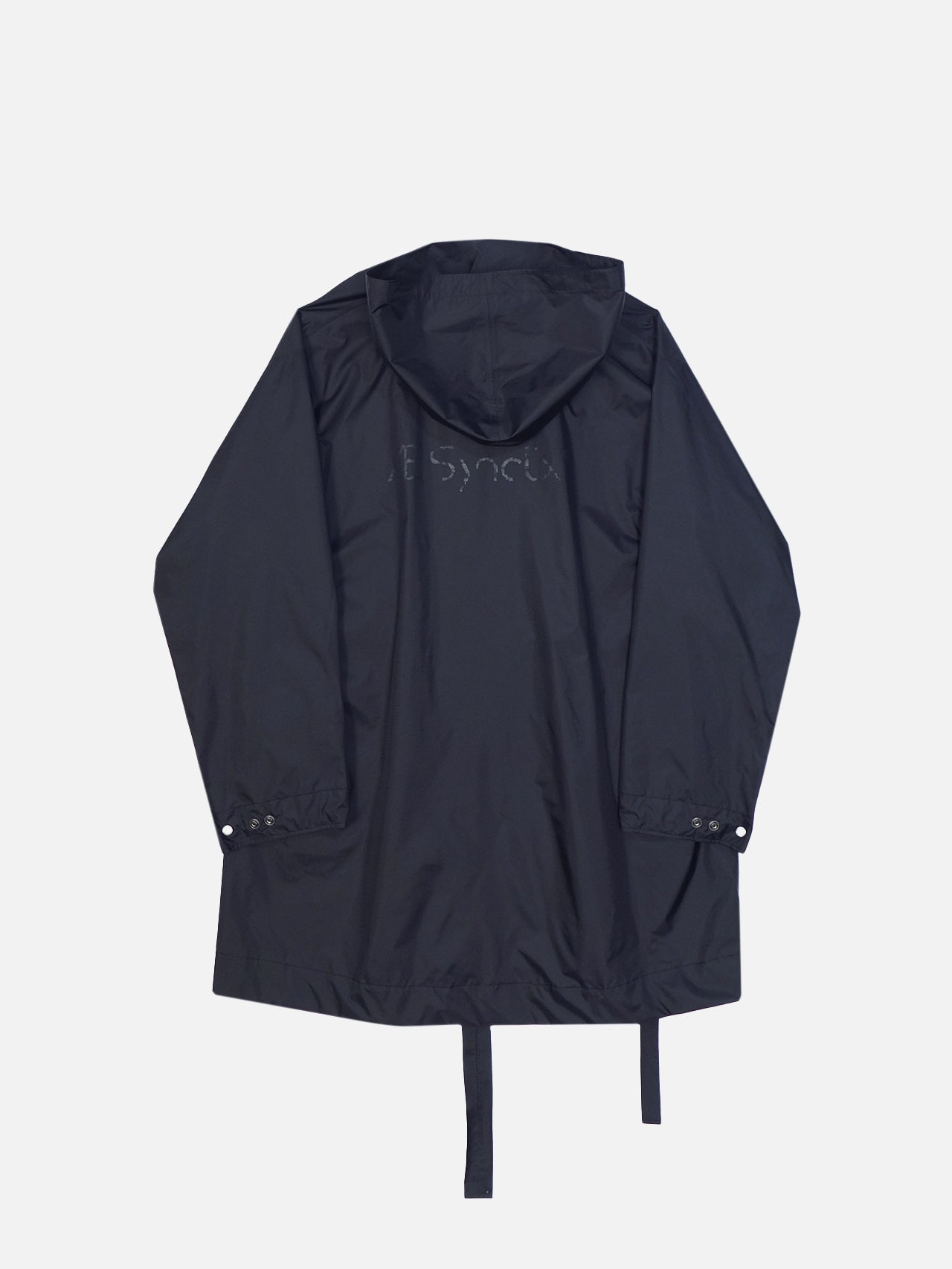 Logo rain coat