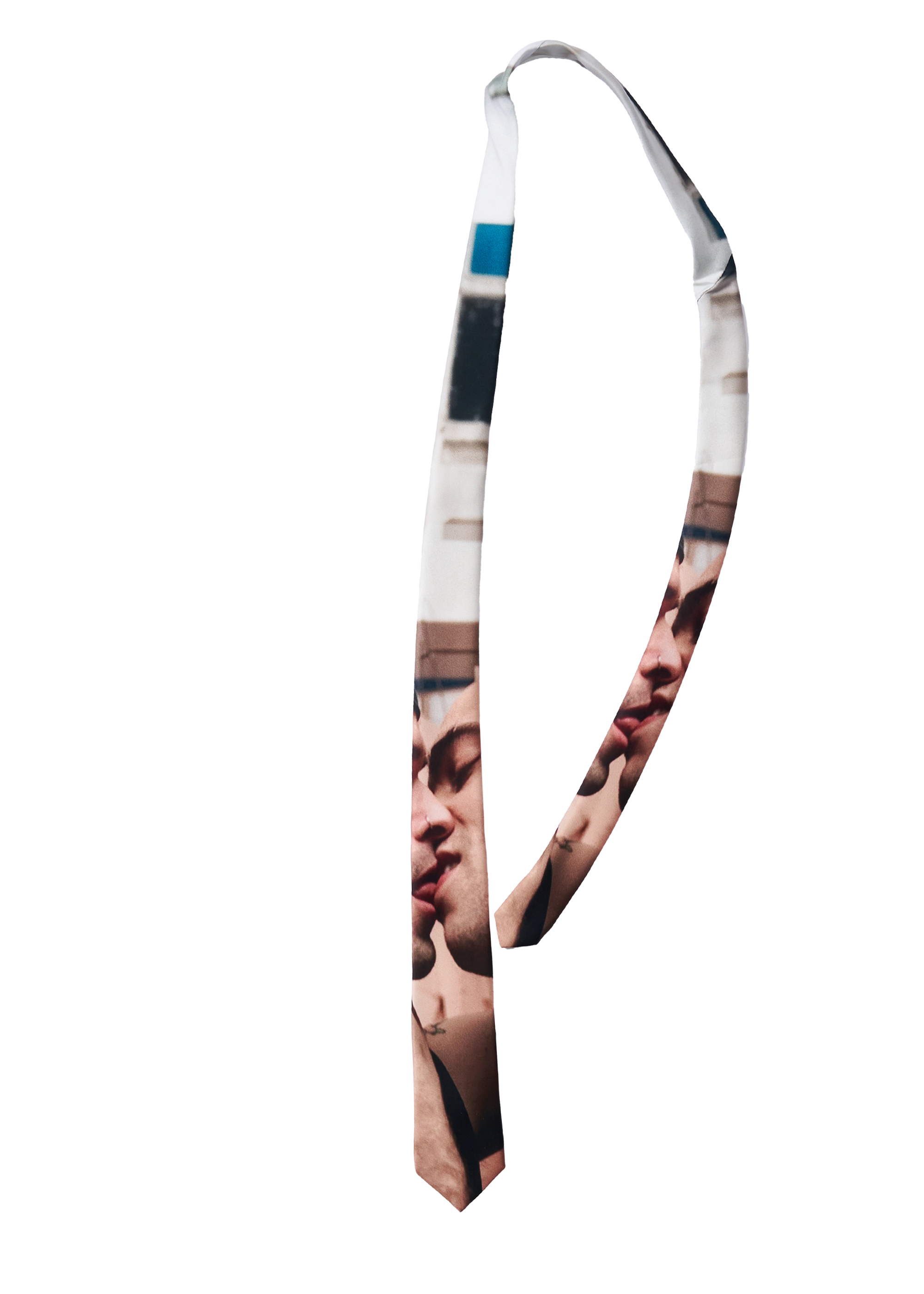 Jl slim tie - kiss print