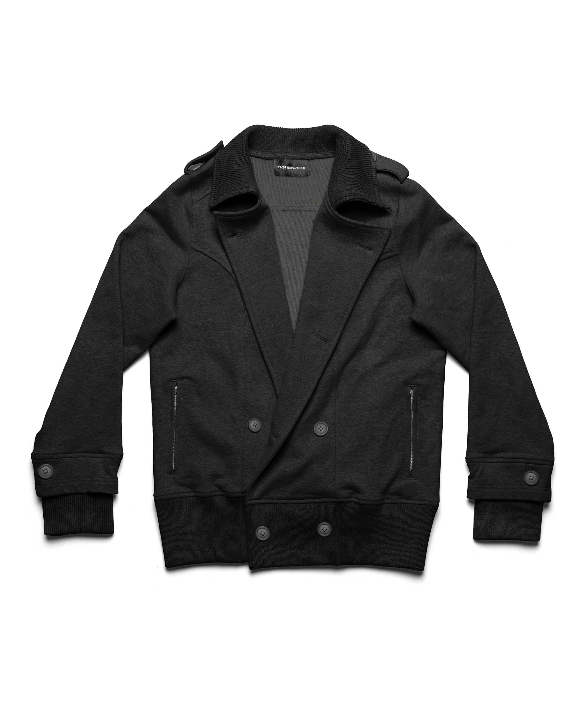 Black jersey jacket