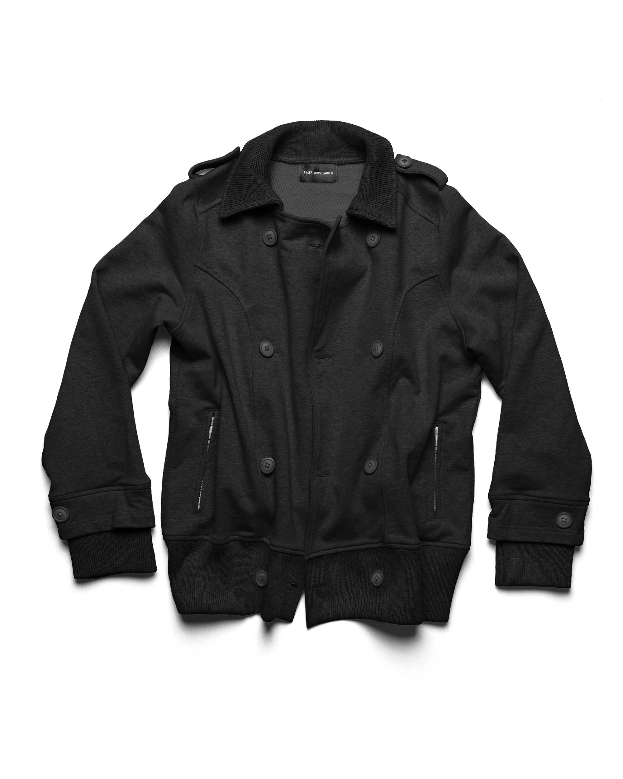 Black jersey jacket