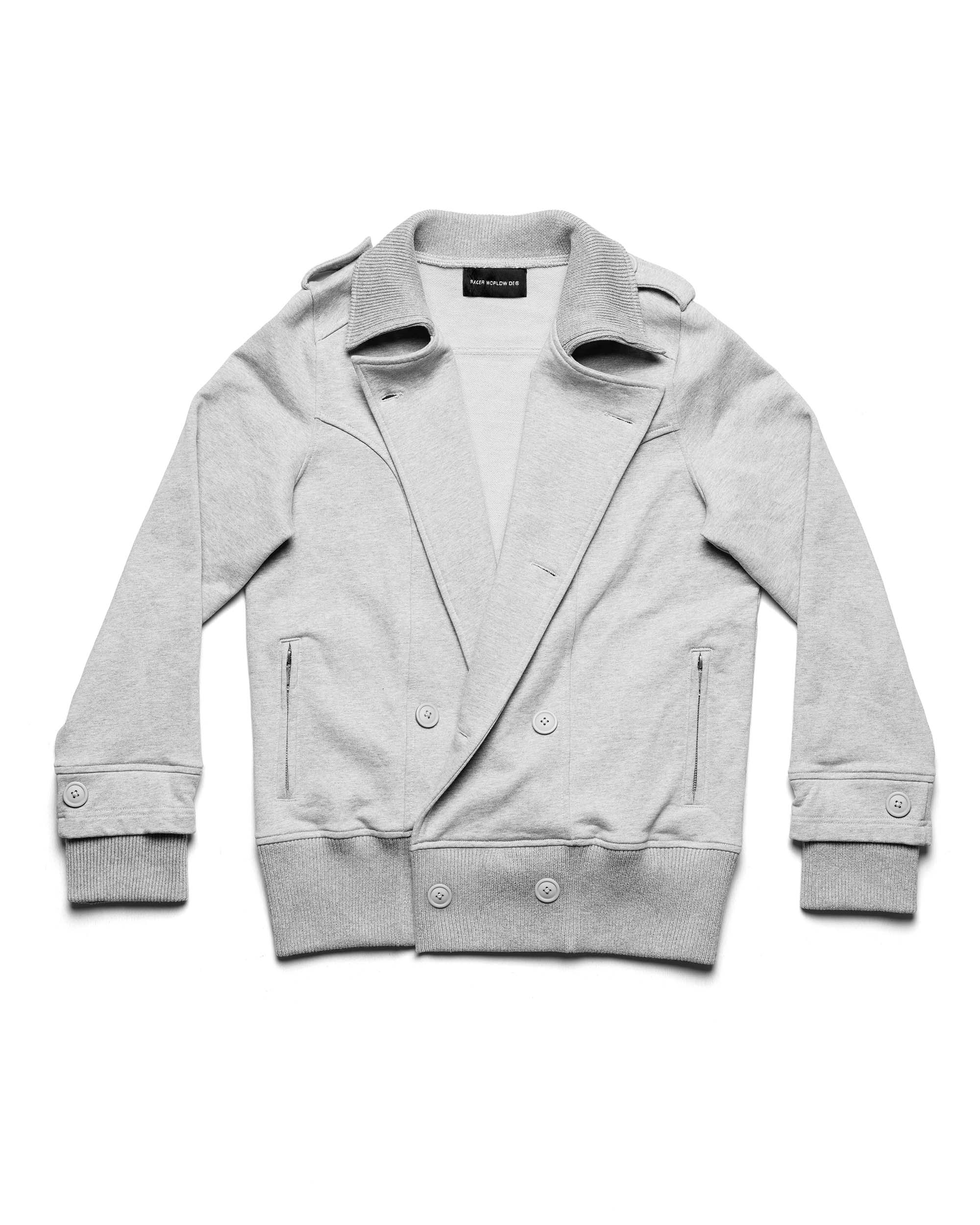 Grey jersey jacket