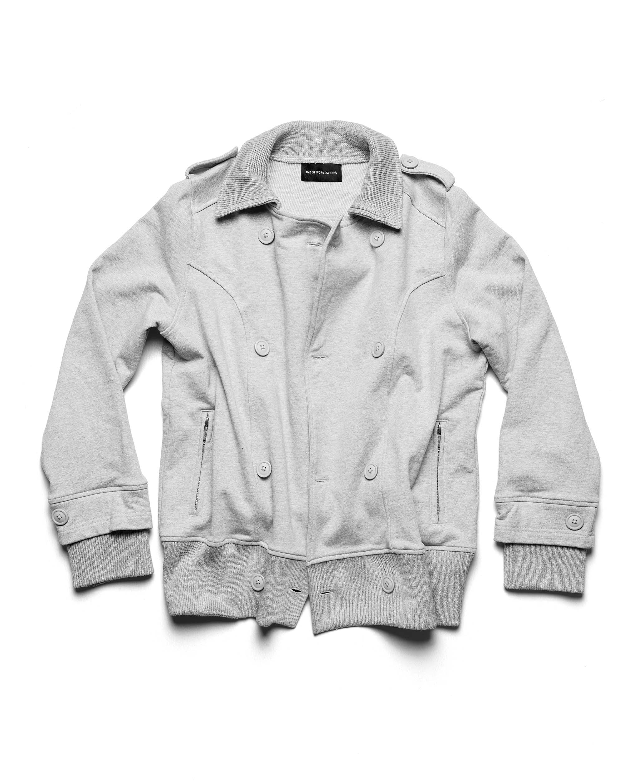 Grey jersey jacket