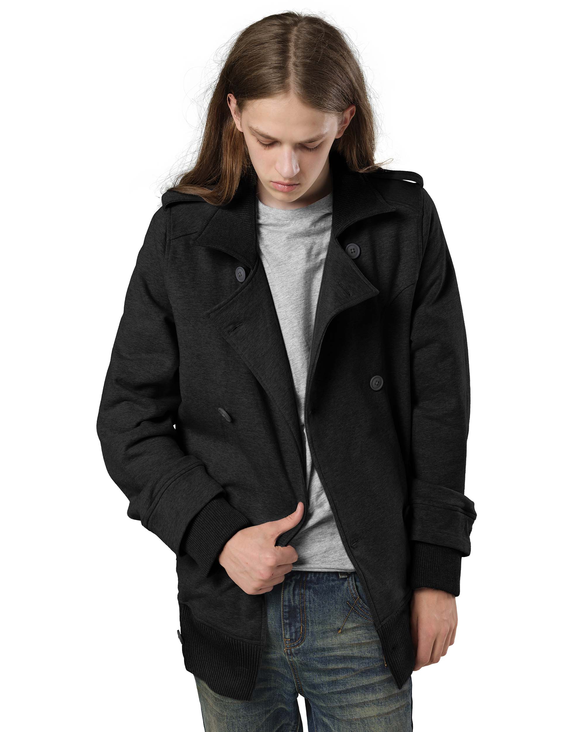 Black jersey jacket