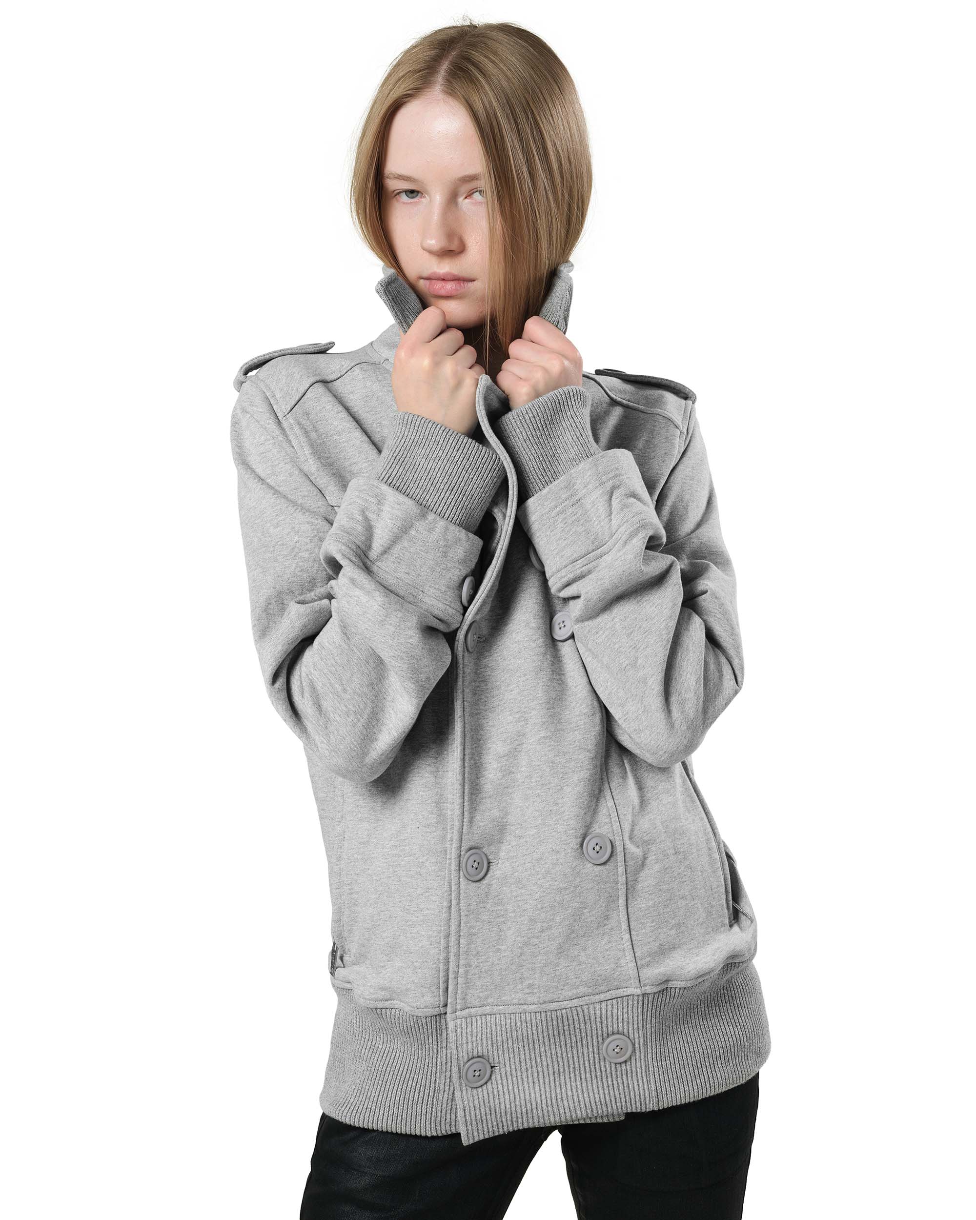 Grey jersey jacket