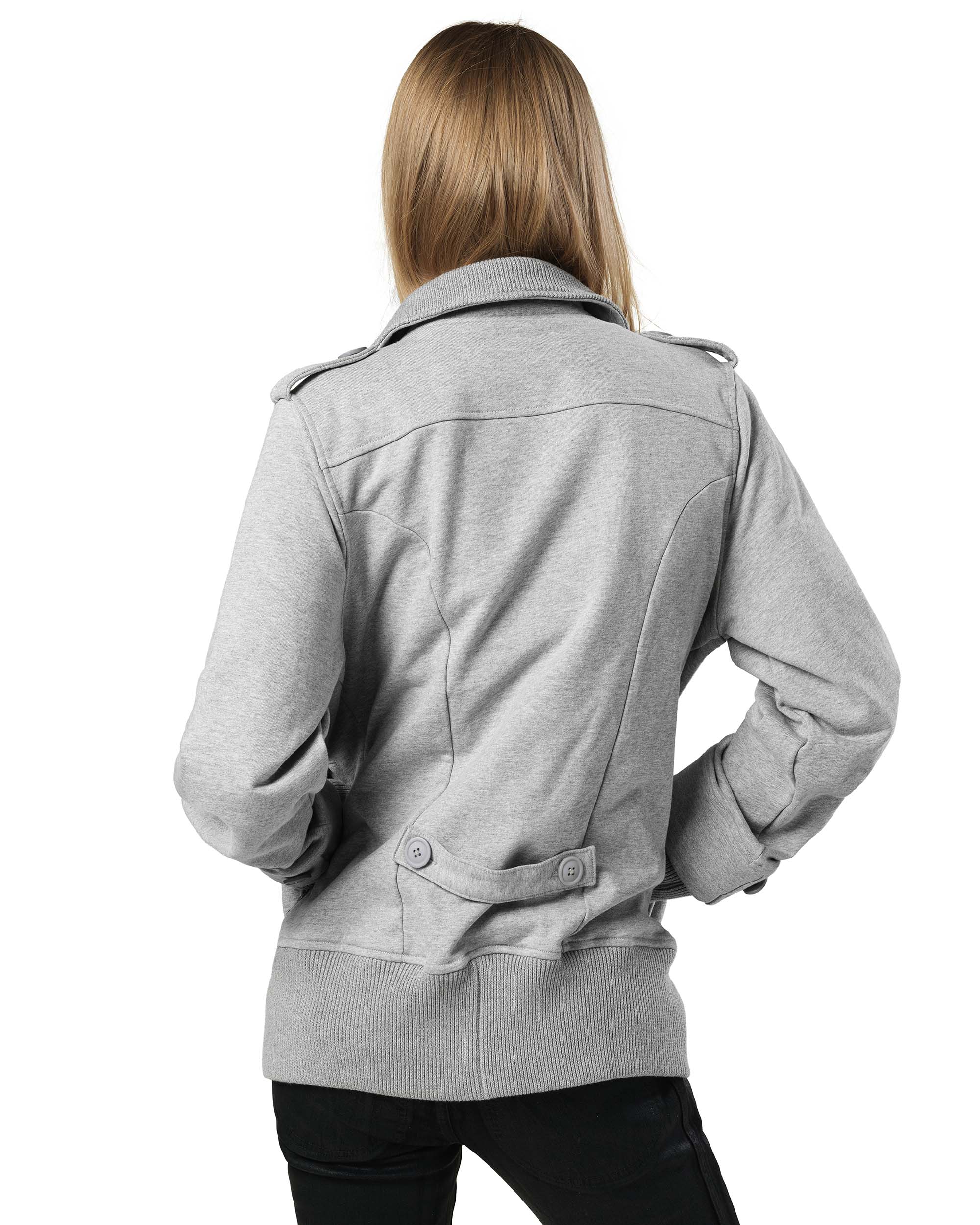 Grey jersey jacket