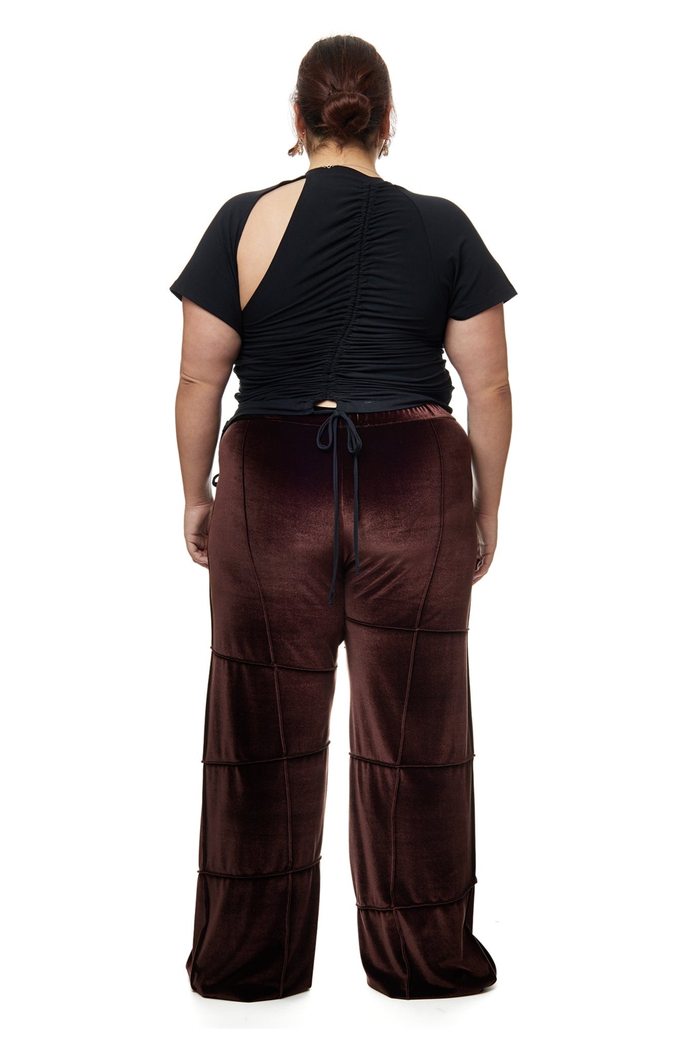 Spider pant - brown (straight)