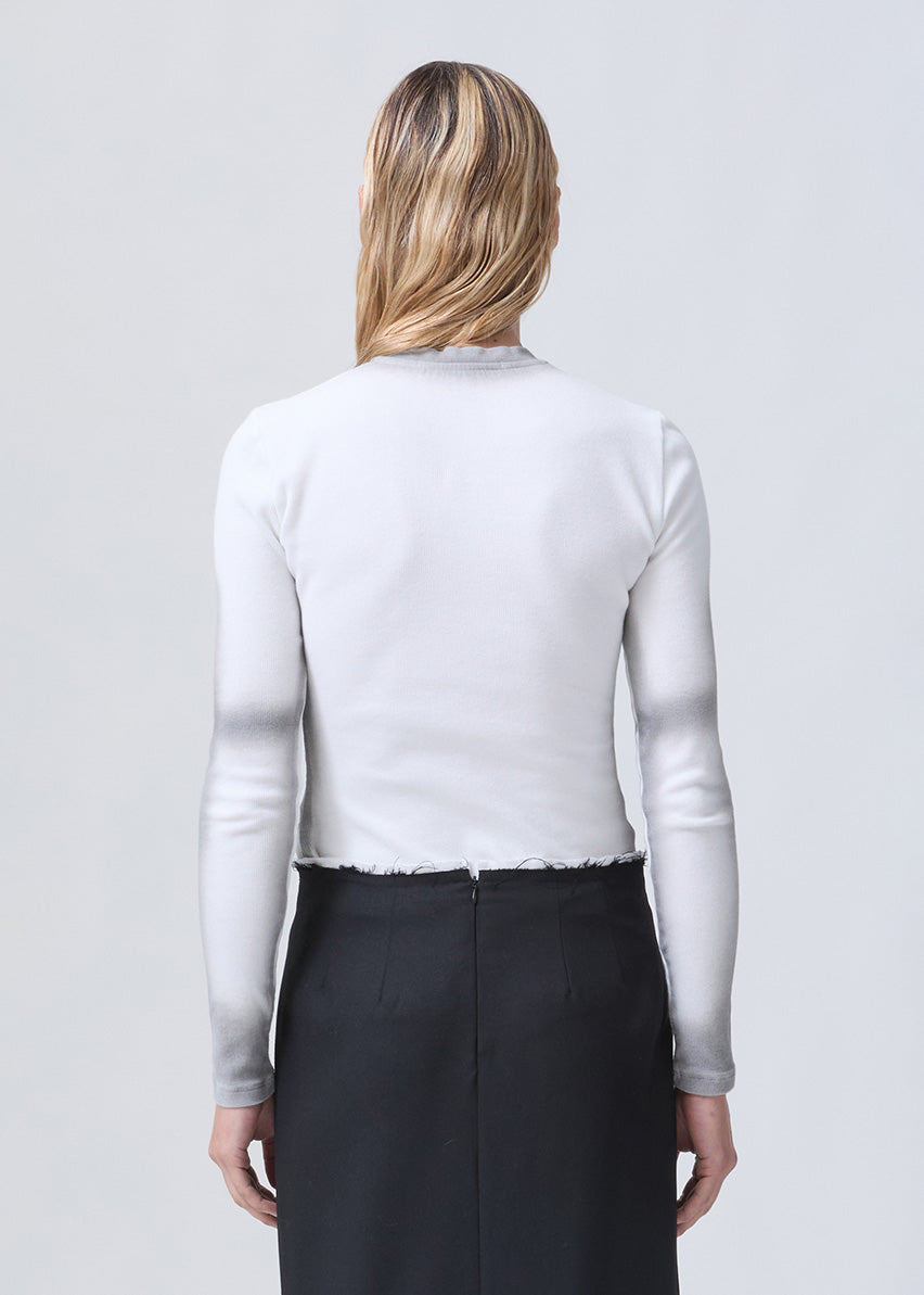 Convex skirt black
