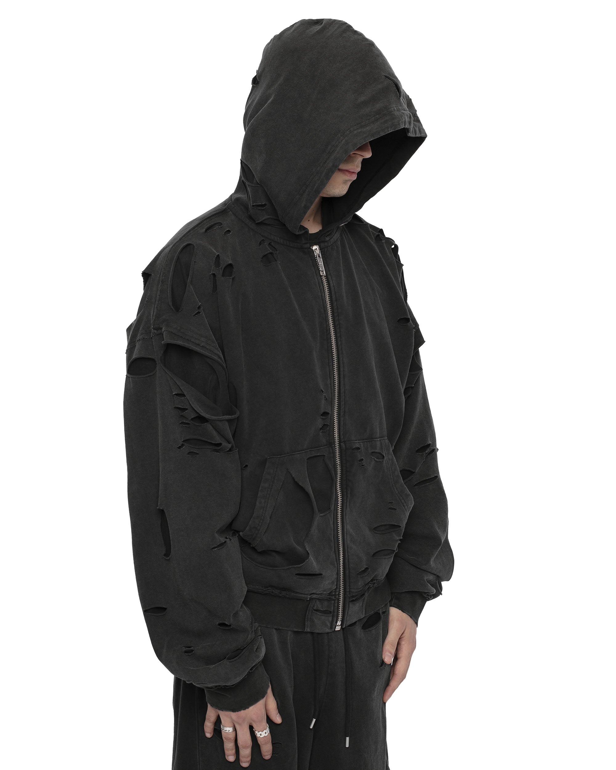 Raw hoodie