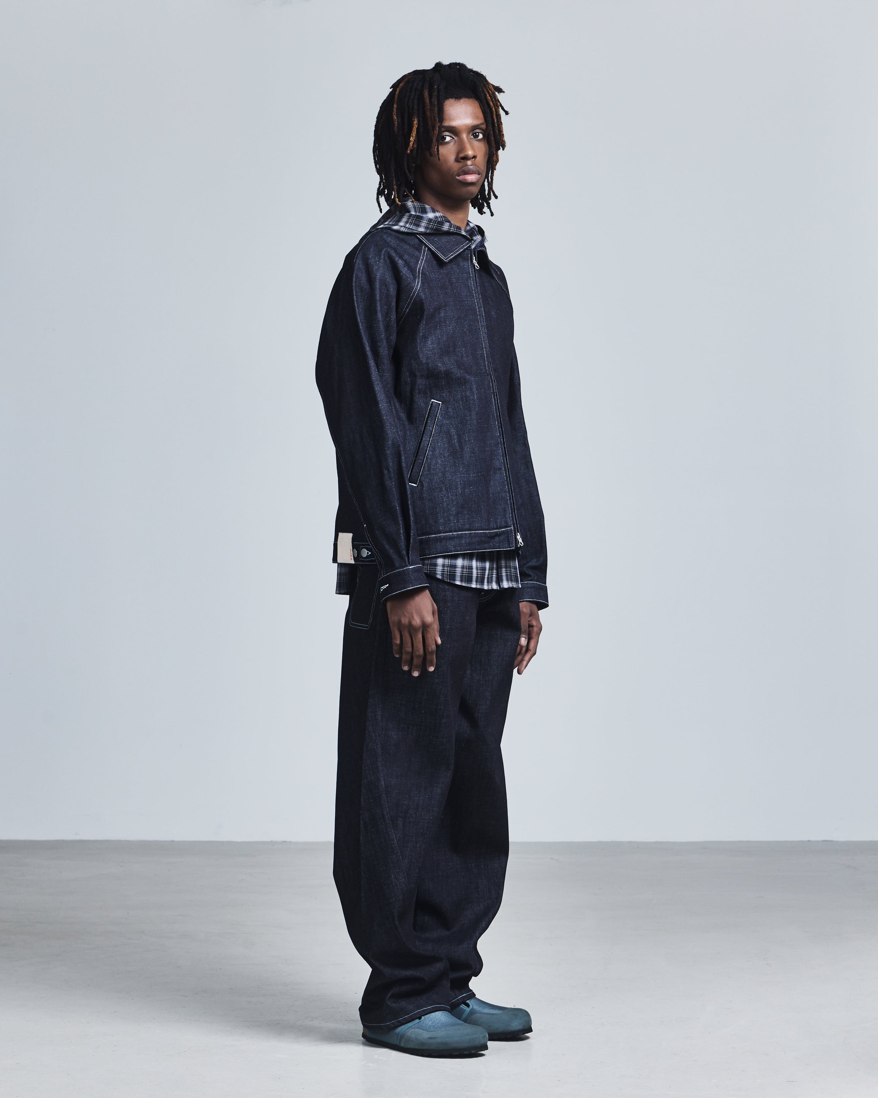 Denim work jacket