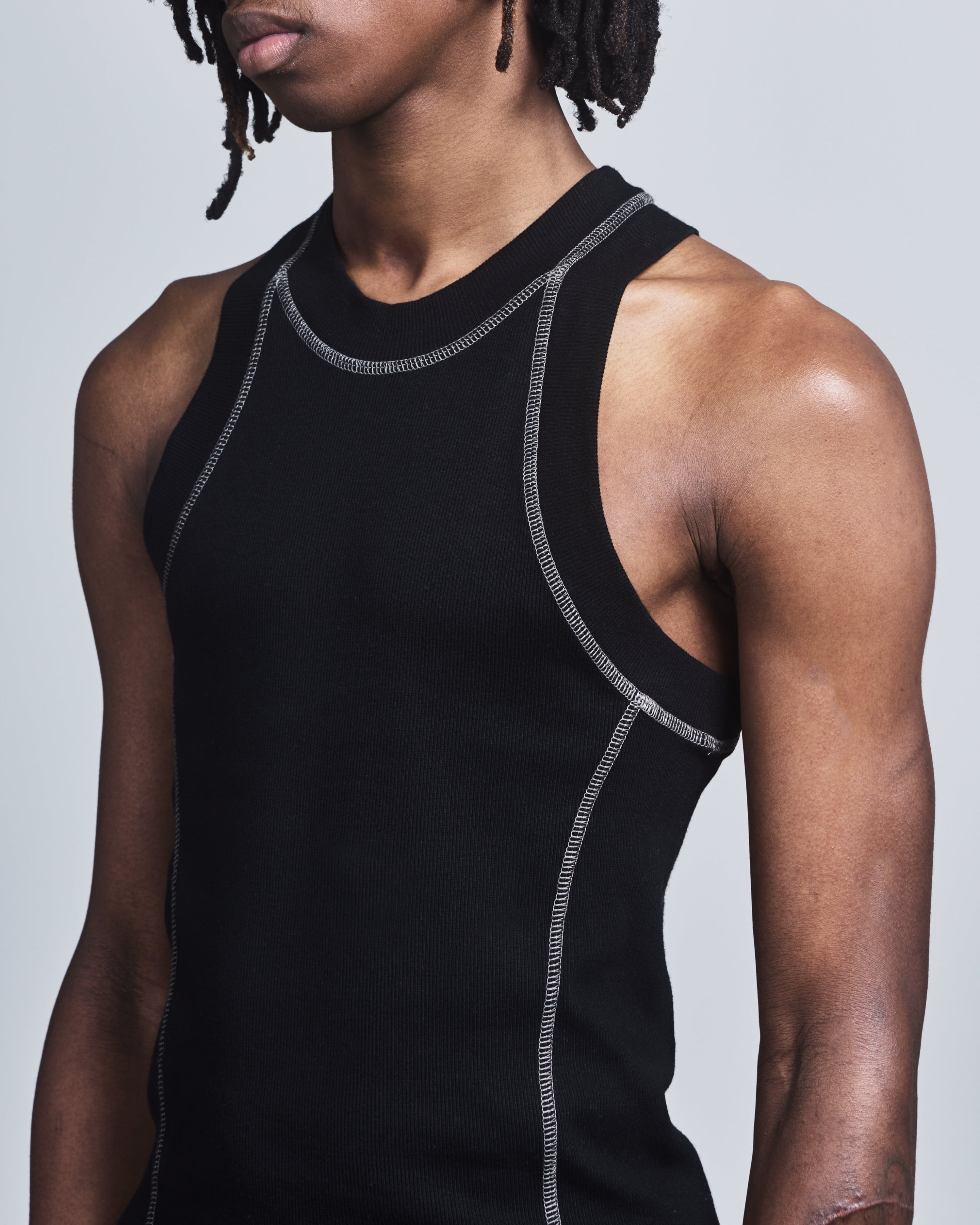 High cut tank top