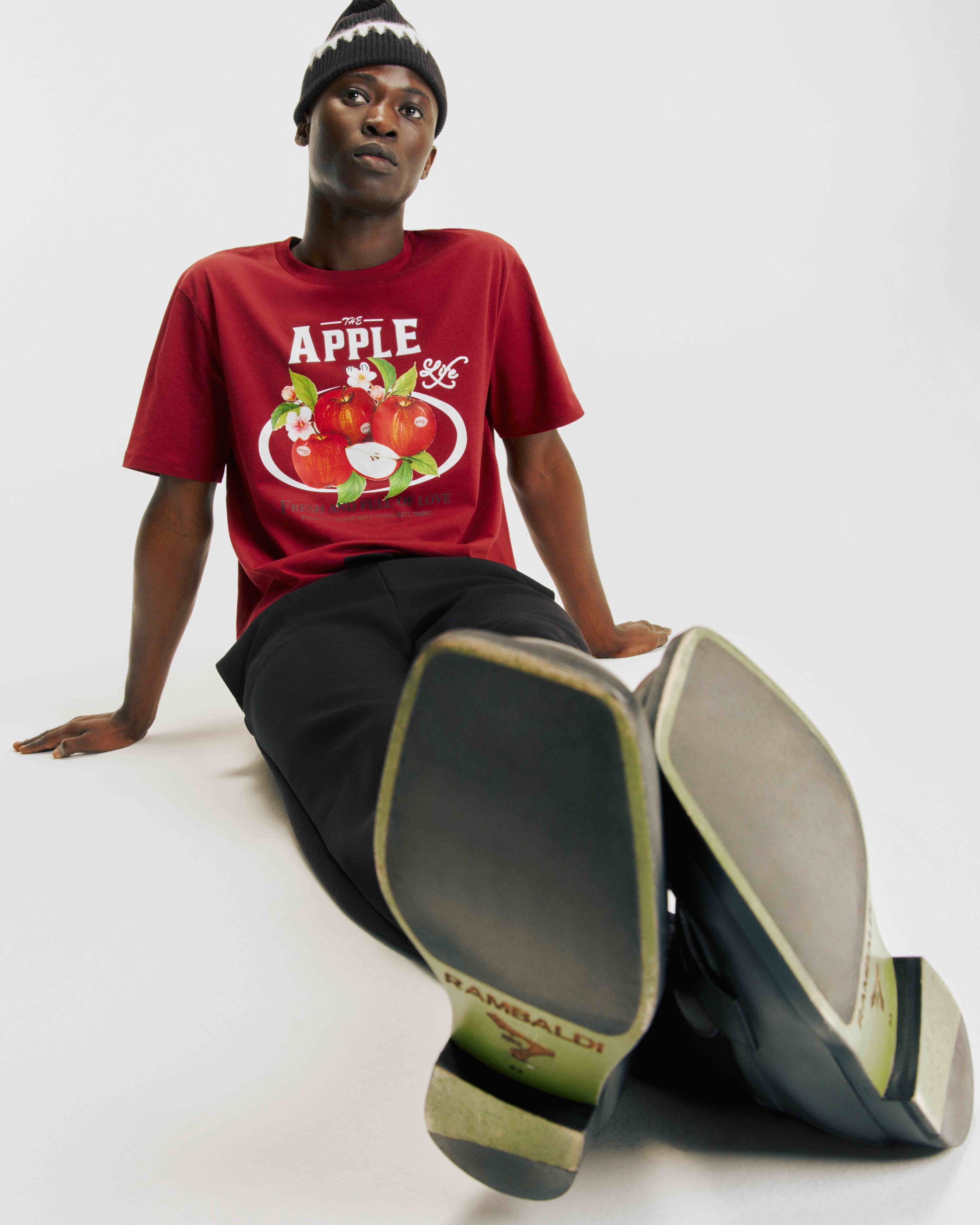 T-shirt 'the apple of my life'
