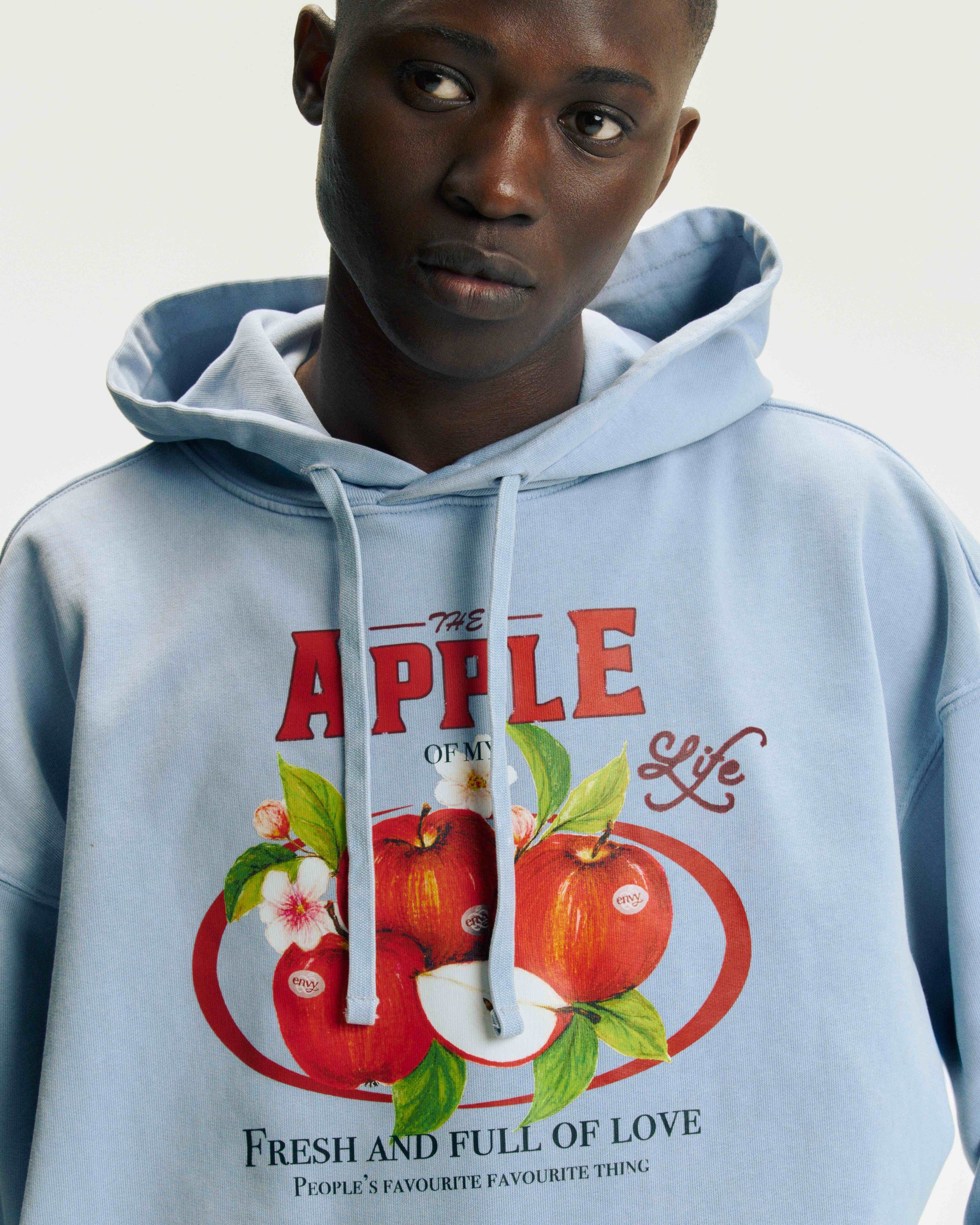 Felpa 'the apple of my life'