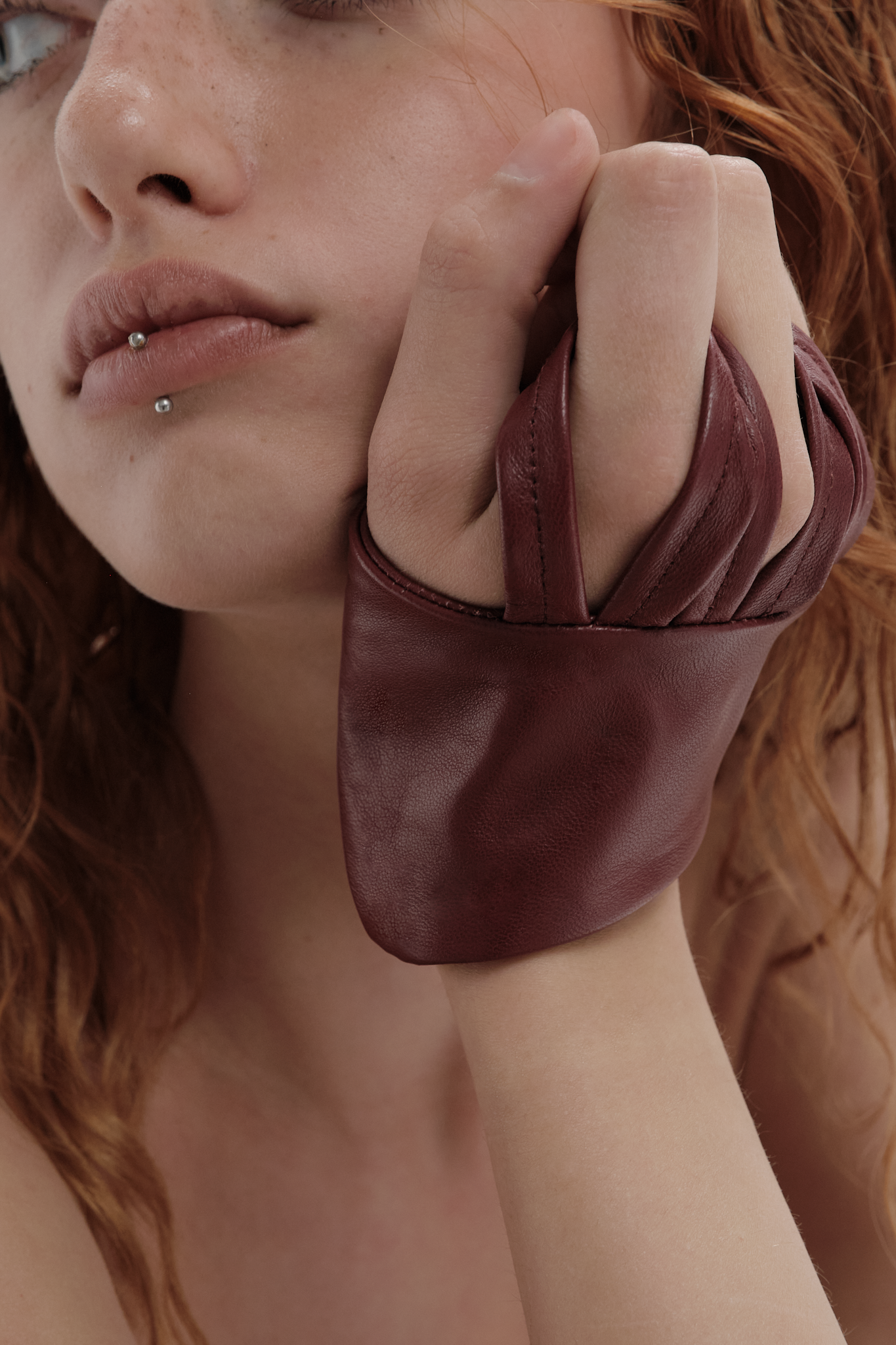 Tiny leather glove