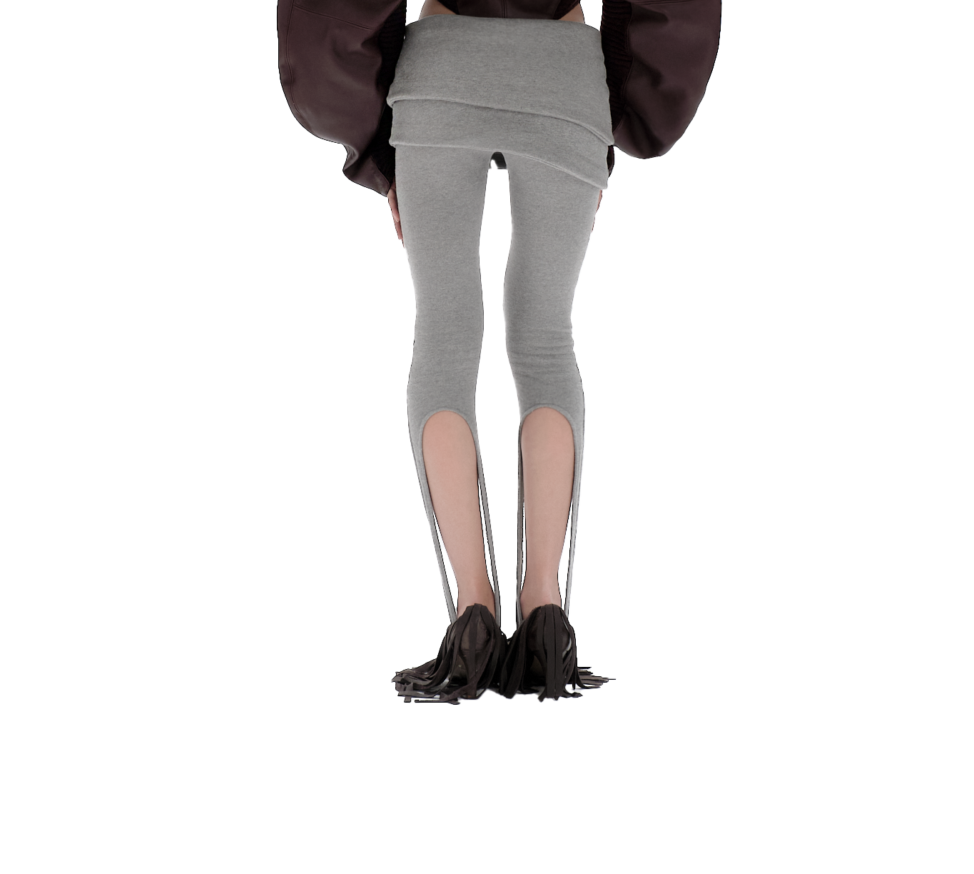 Leggings over skirt