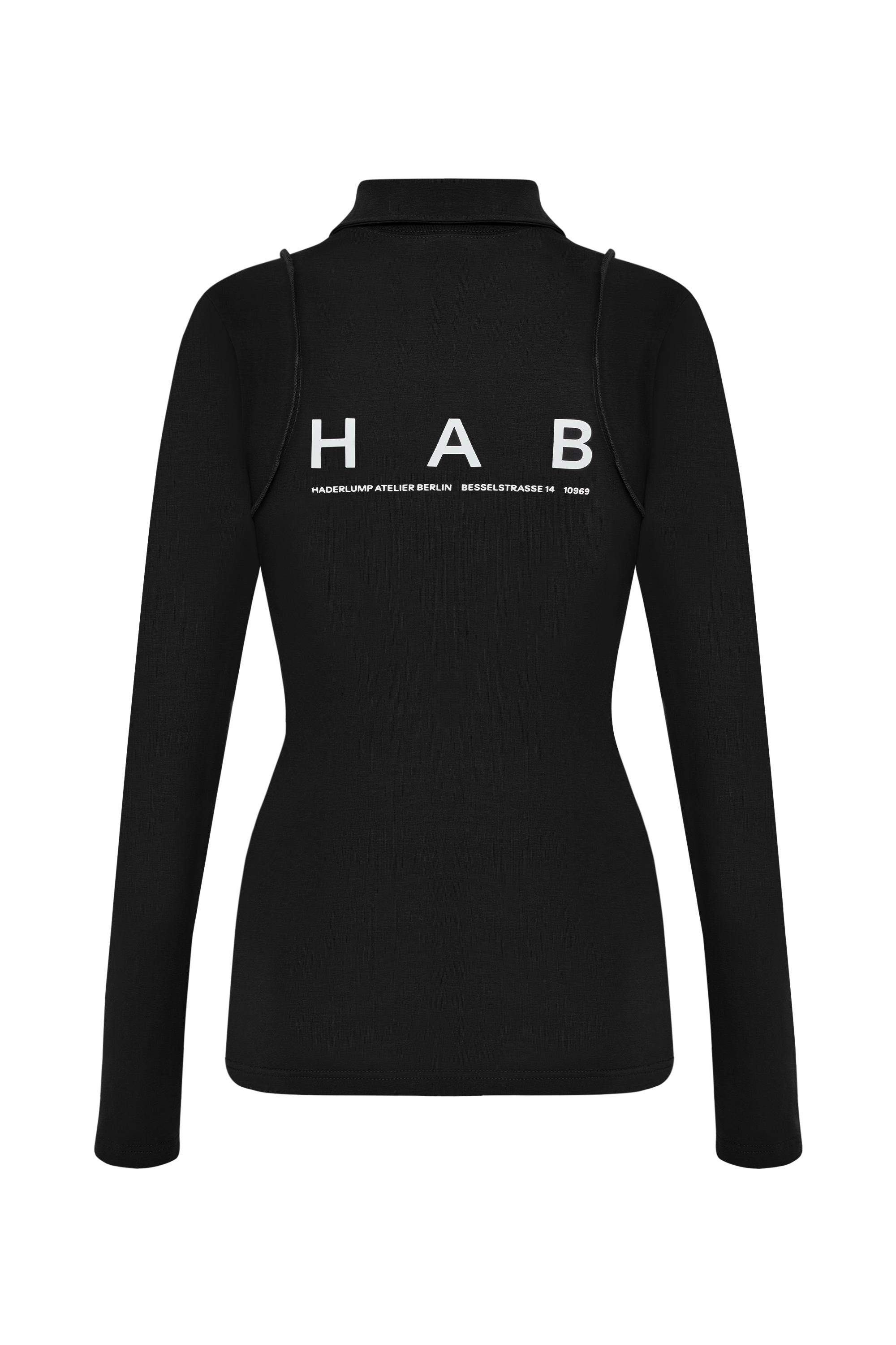 Fitted longsleeve black