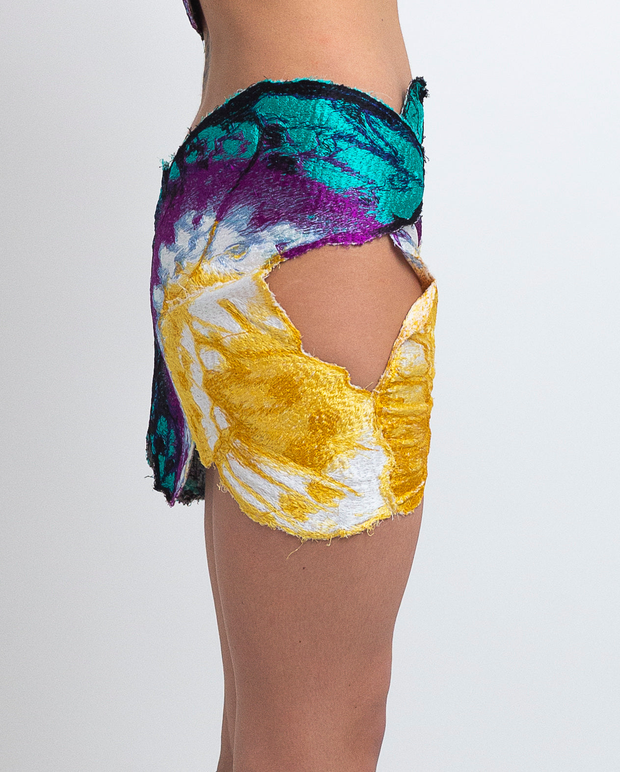 Embroidered butterfly skirt