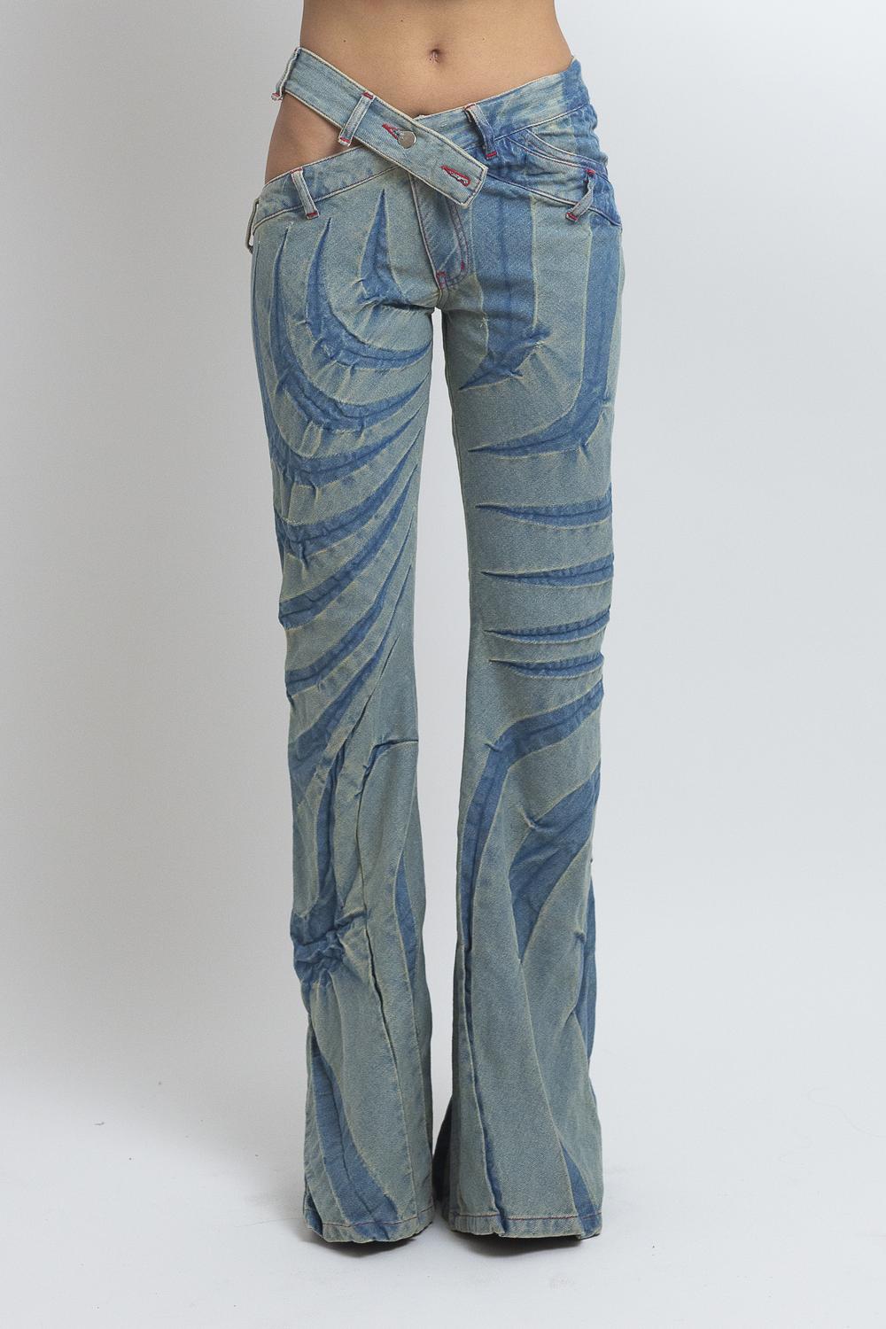 Signature bias cut jeans