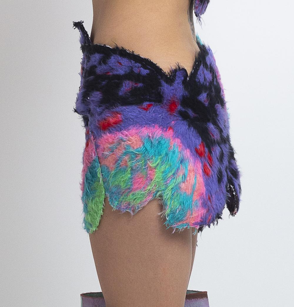 Embroidered Fluffy
 Butterfly Skirt  
/ Purple Plasma