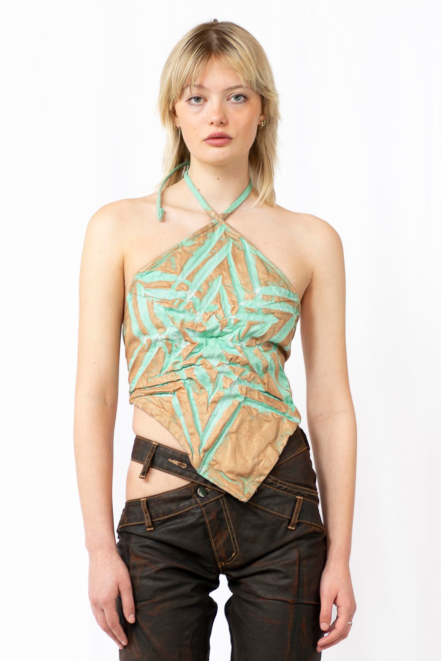 Star bandana top