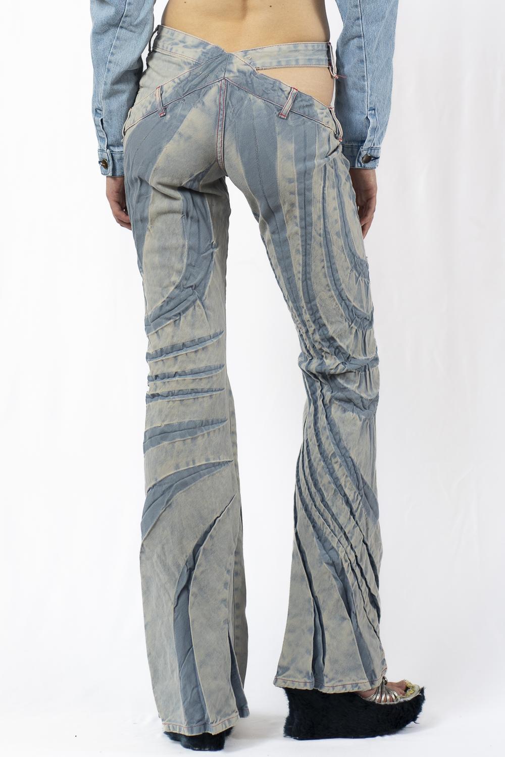 Tribal Bias Cut 
Jeans