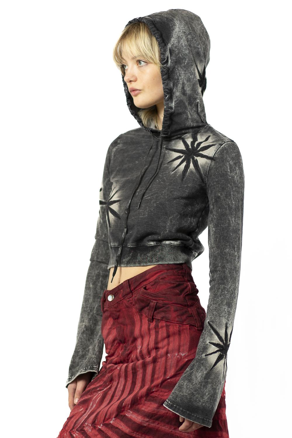 Black Flower Hoodie
Long Sleeve