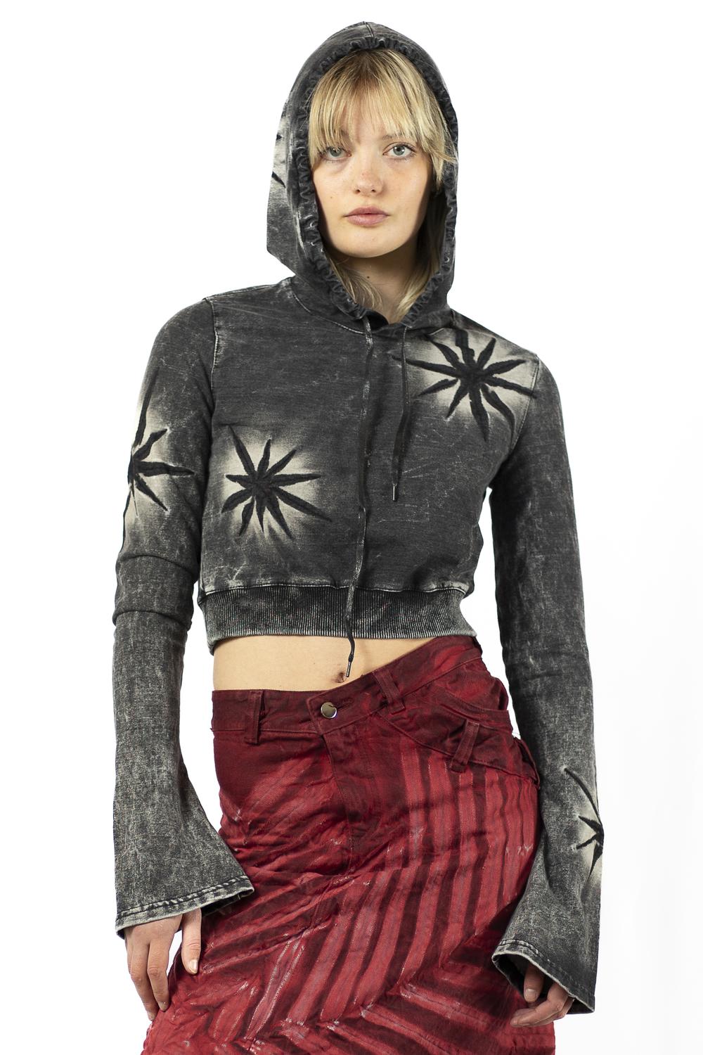 Black Flower Hoodie
Long Sleeve