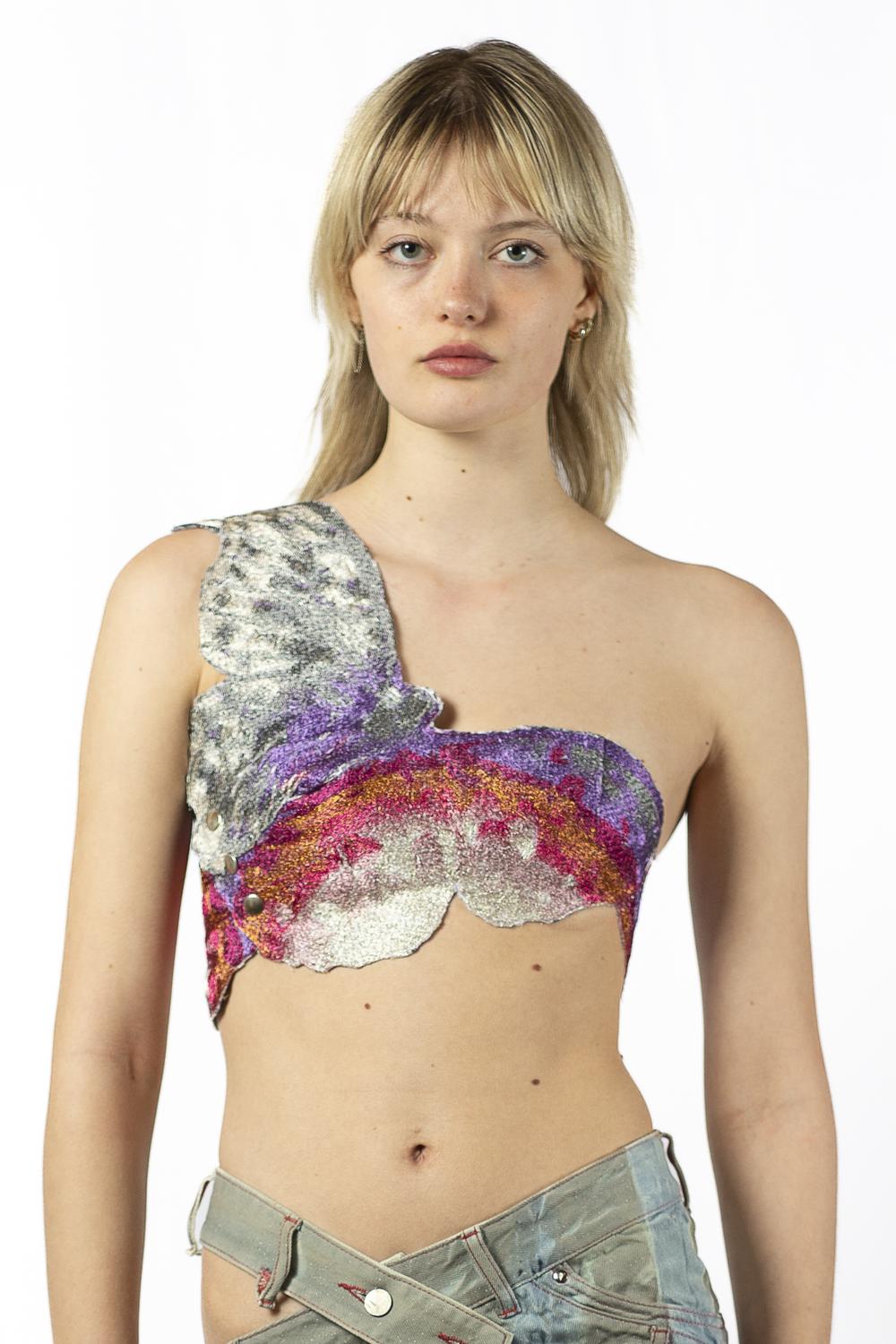 Embroidered 
Butterfly Top