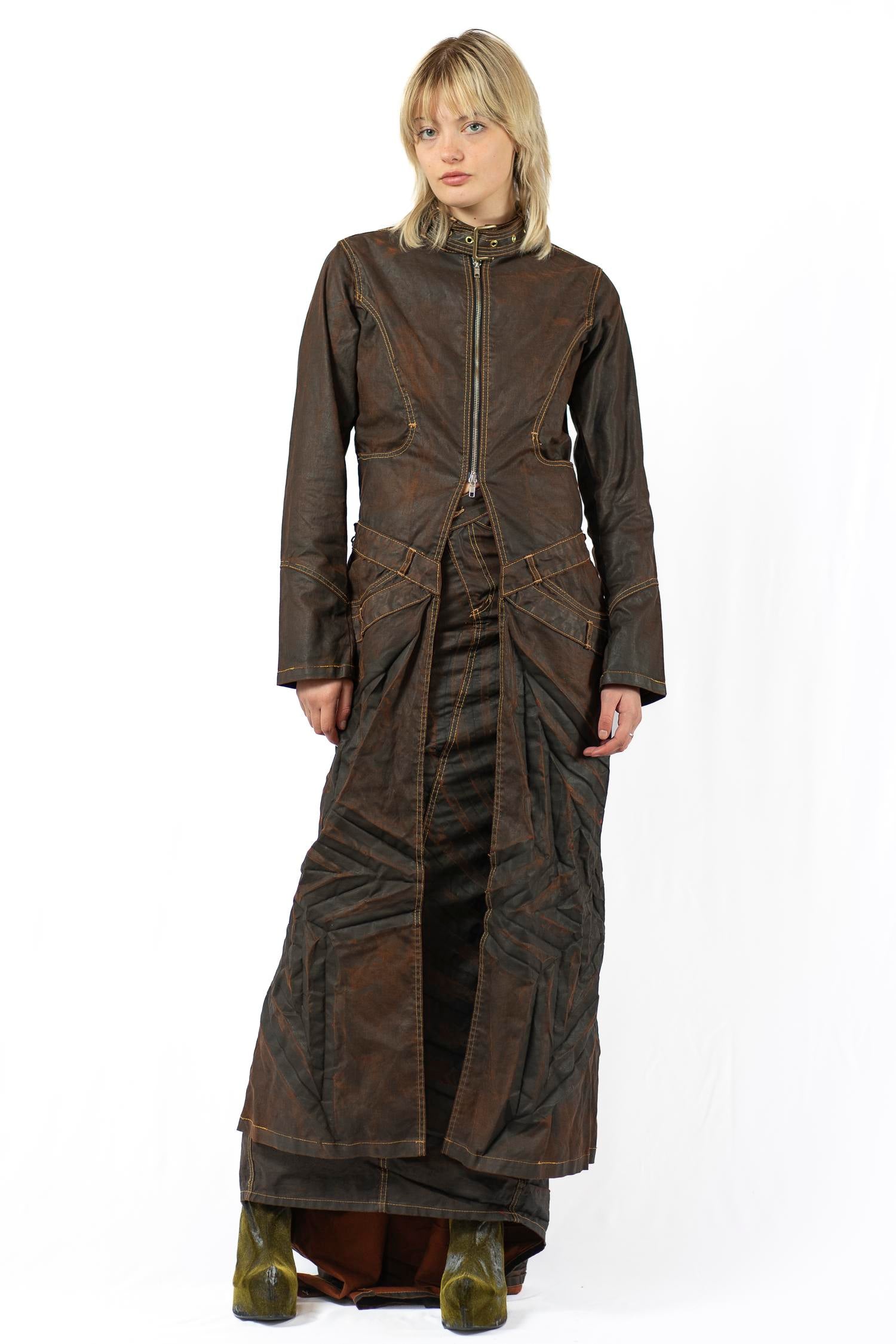 Jeather racing coat