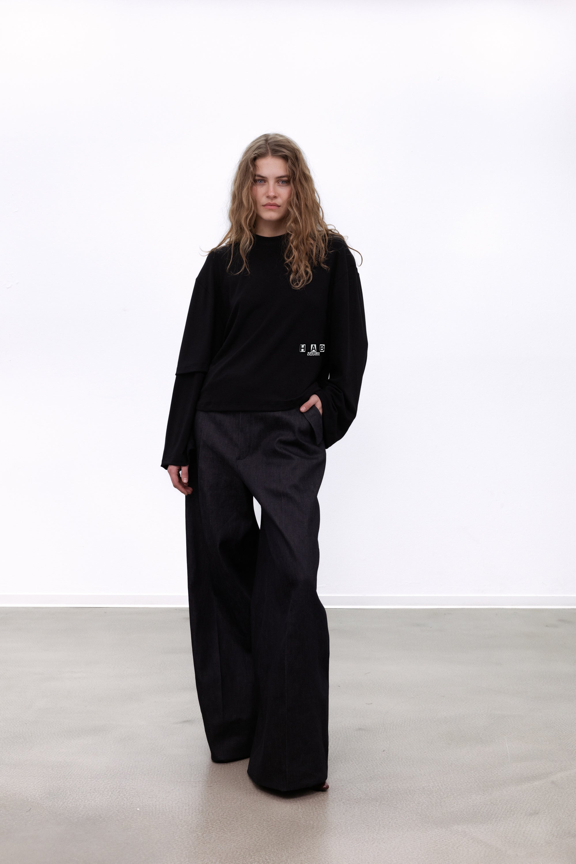 Loose longsleeve black