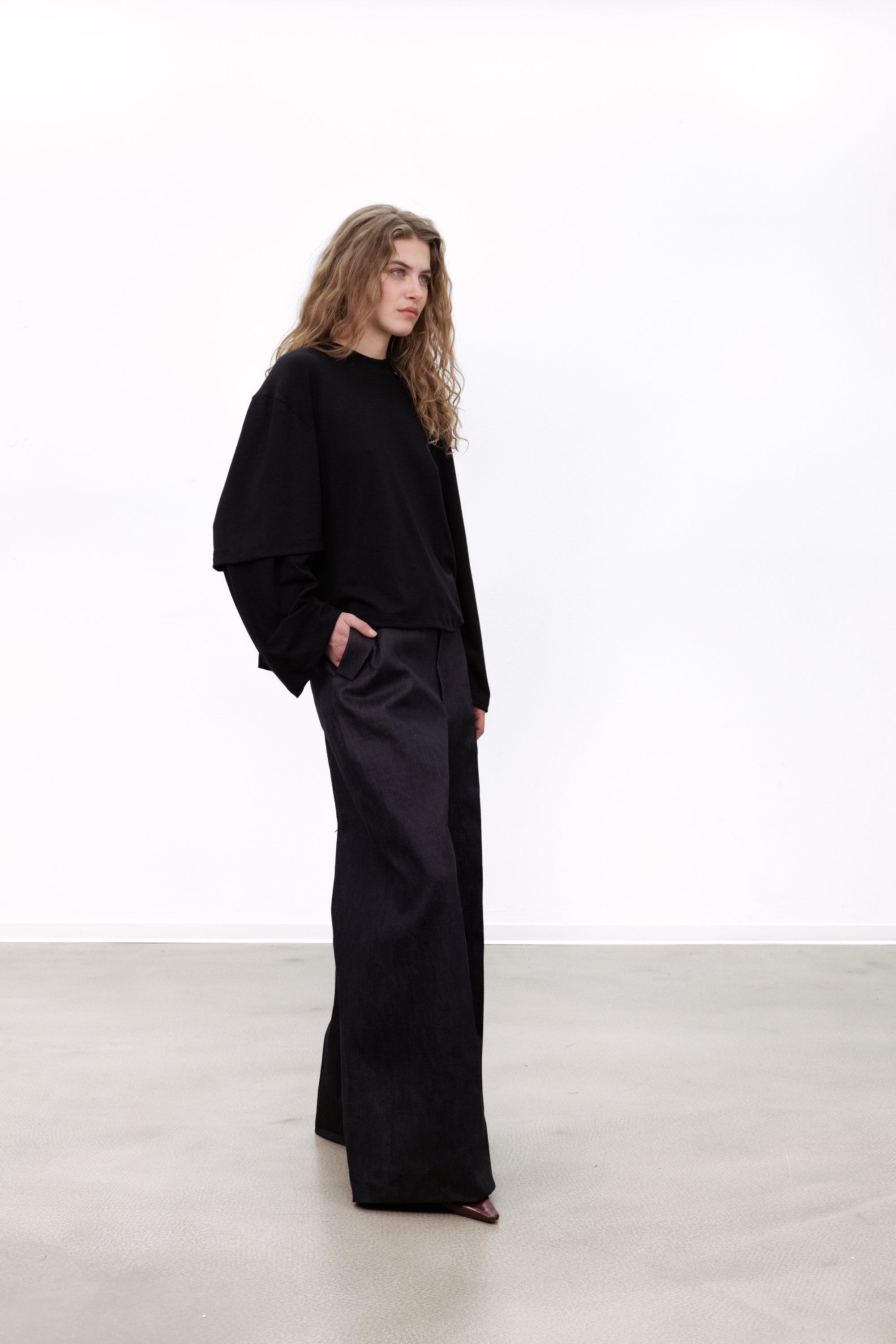 Loose longsleeve black