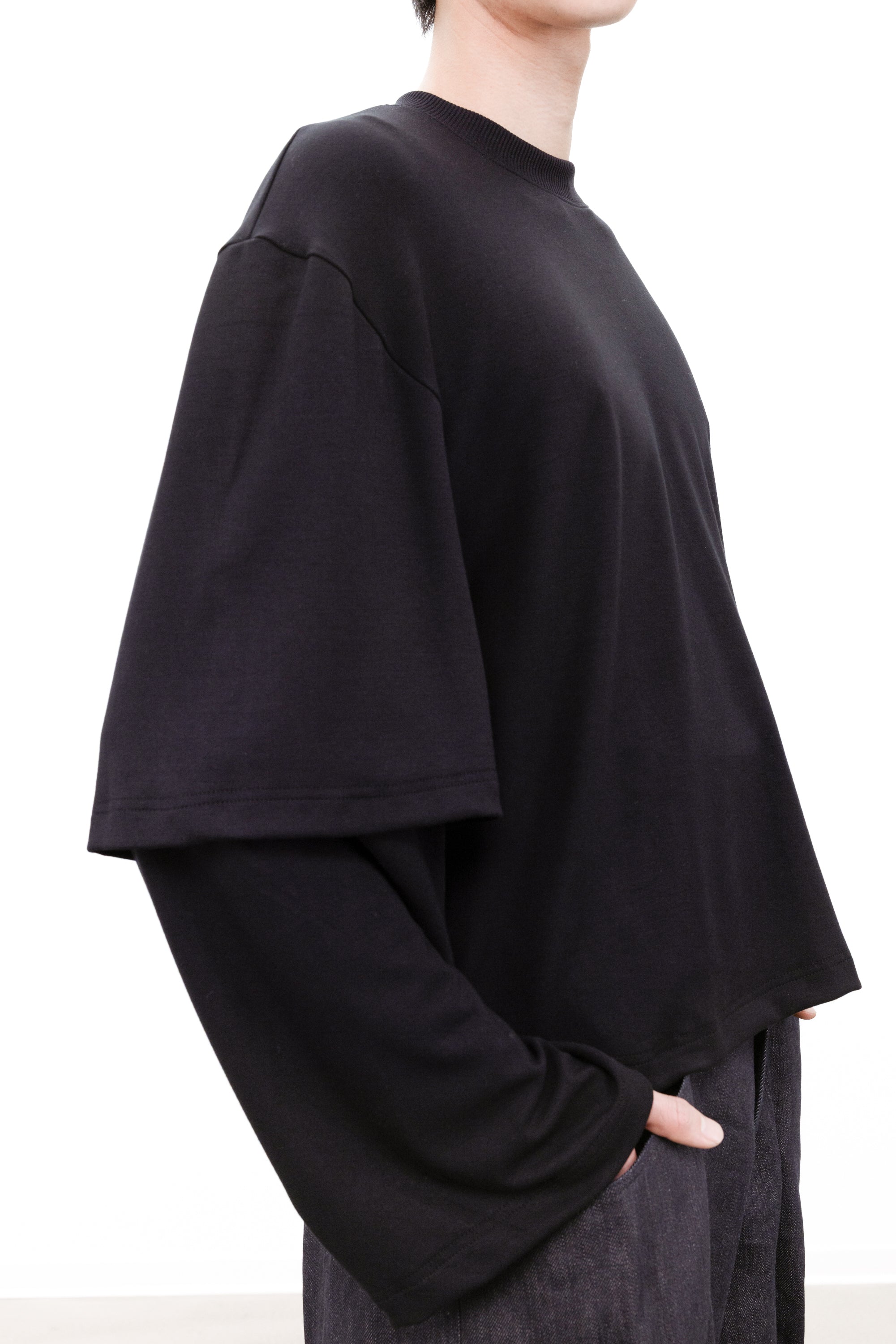 Loose longsleeve black