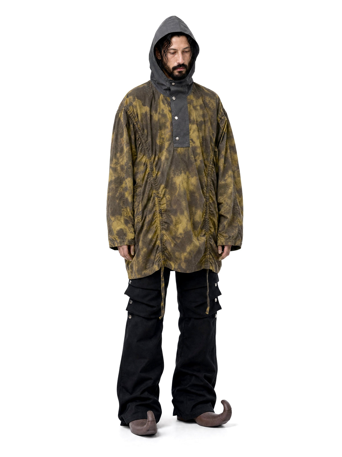 Civilian long windbreaker khaki brown
