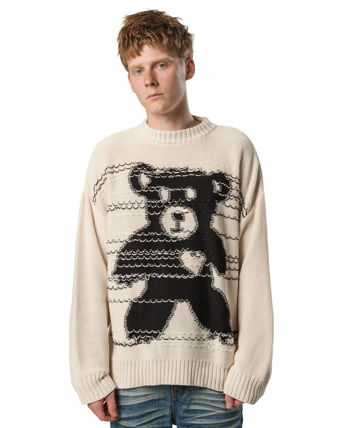 Beige lullaby knit sweater