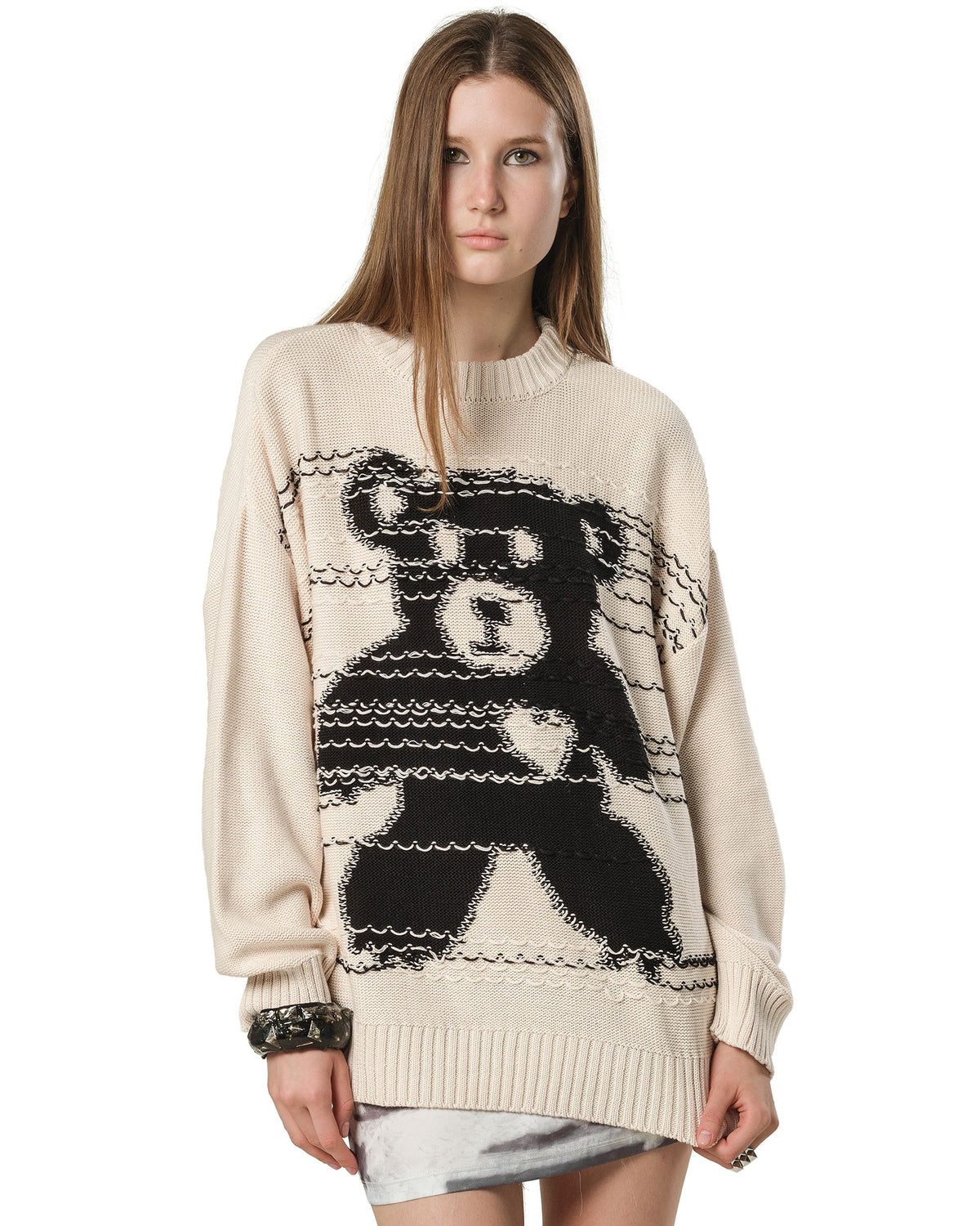 Beige lullaby knit sweater