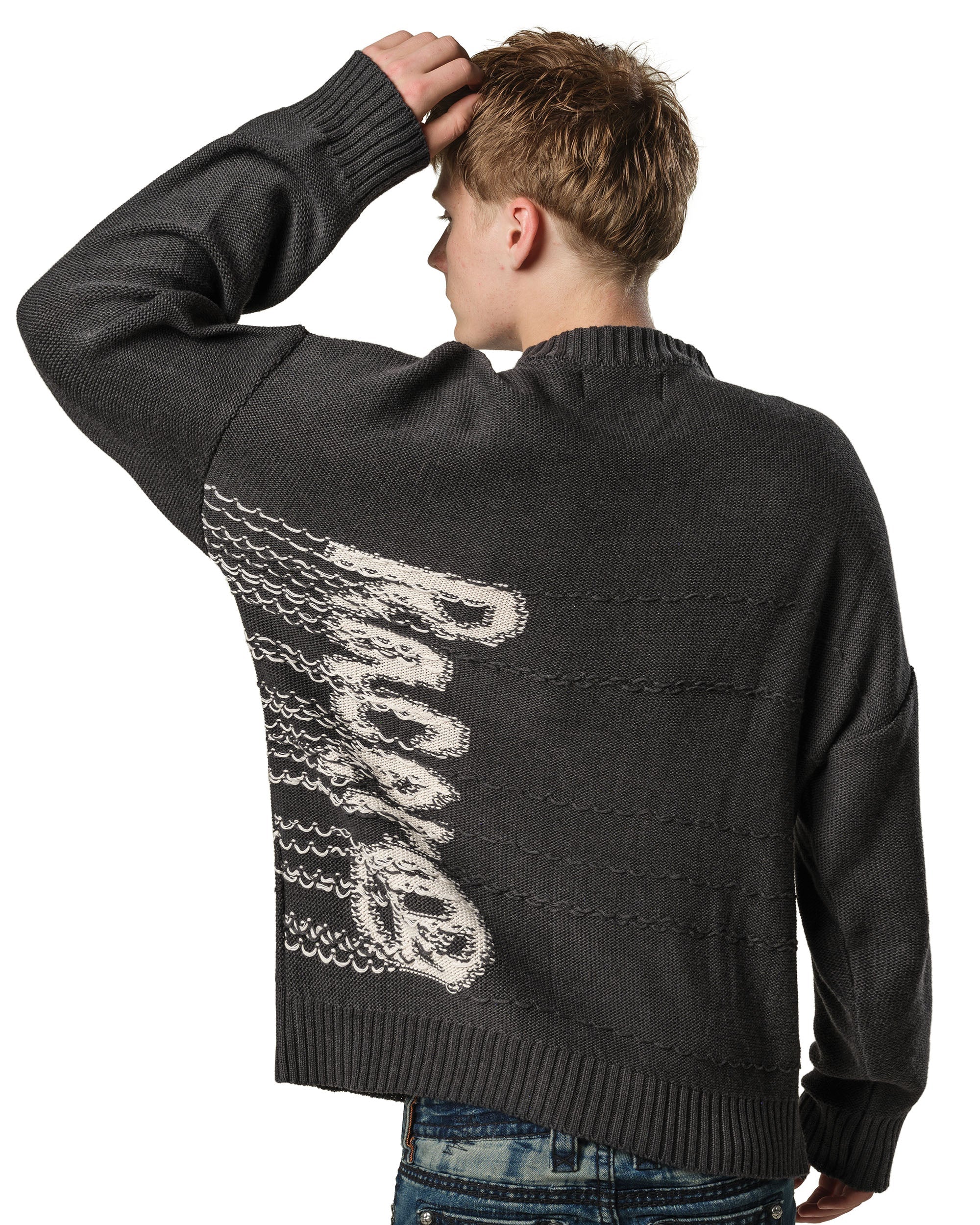 Grey lullaby knit sweater