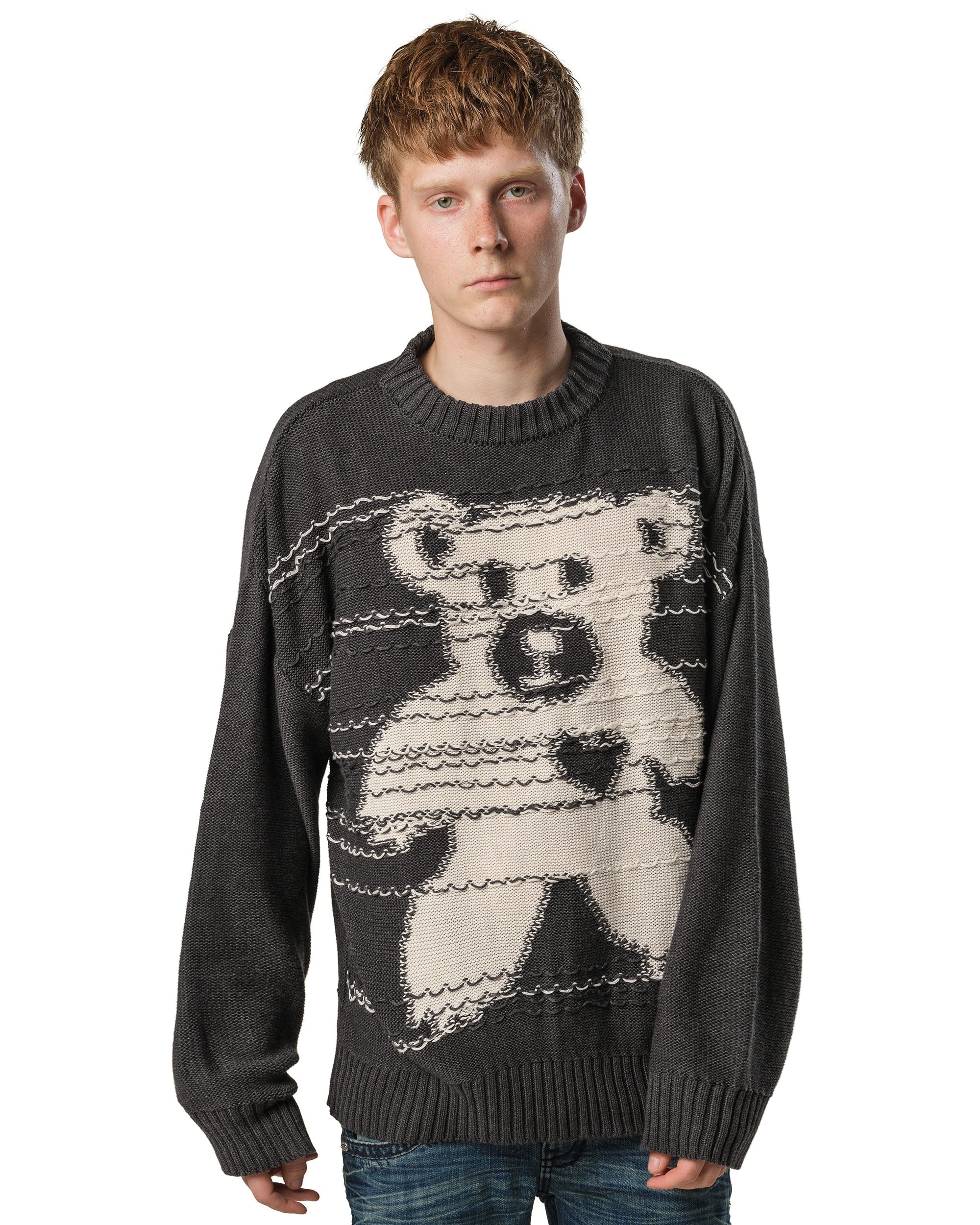 Grey lullaby knit sweater